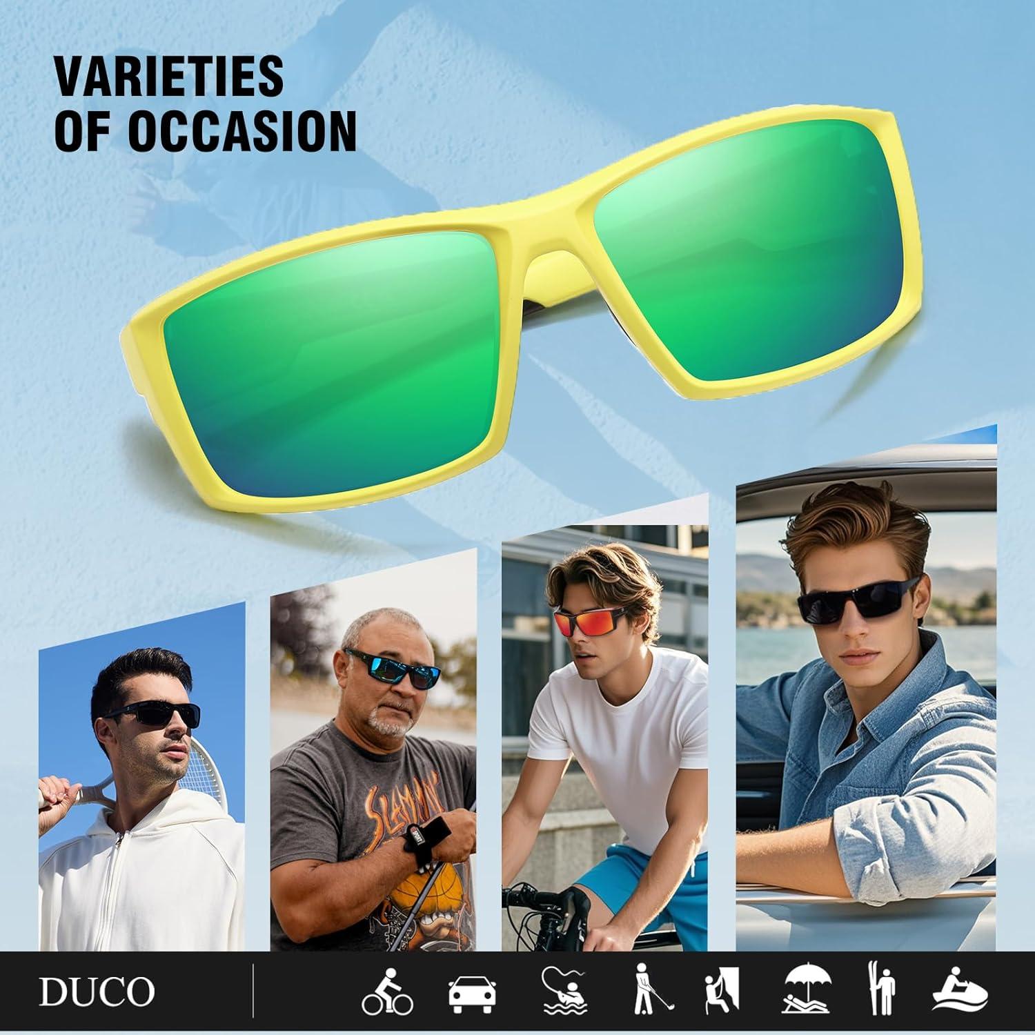 Gafas de sol deportivas DUCO polarizadas UV400 para hombres