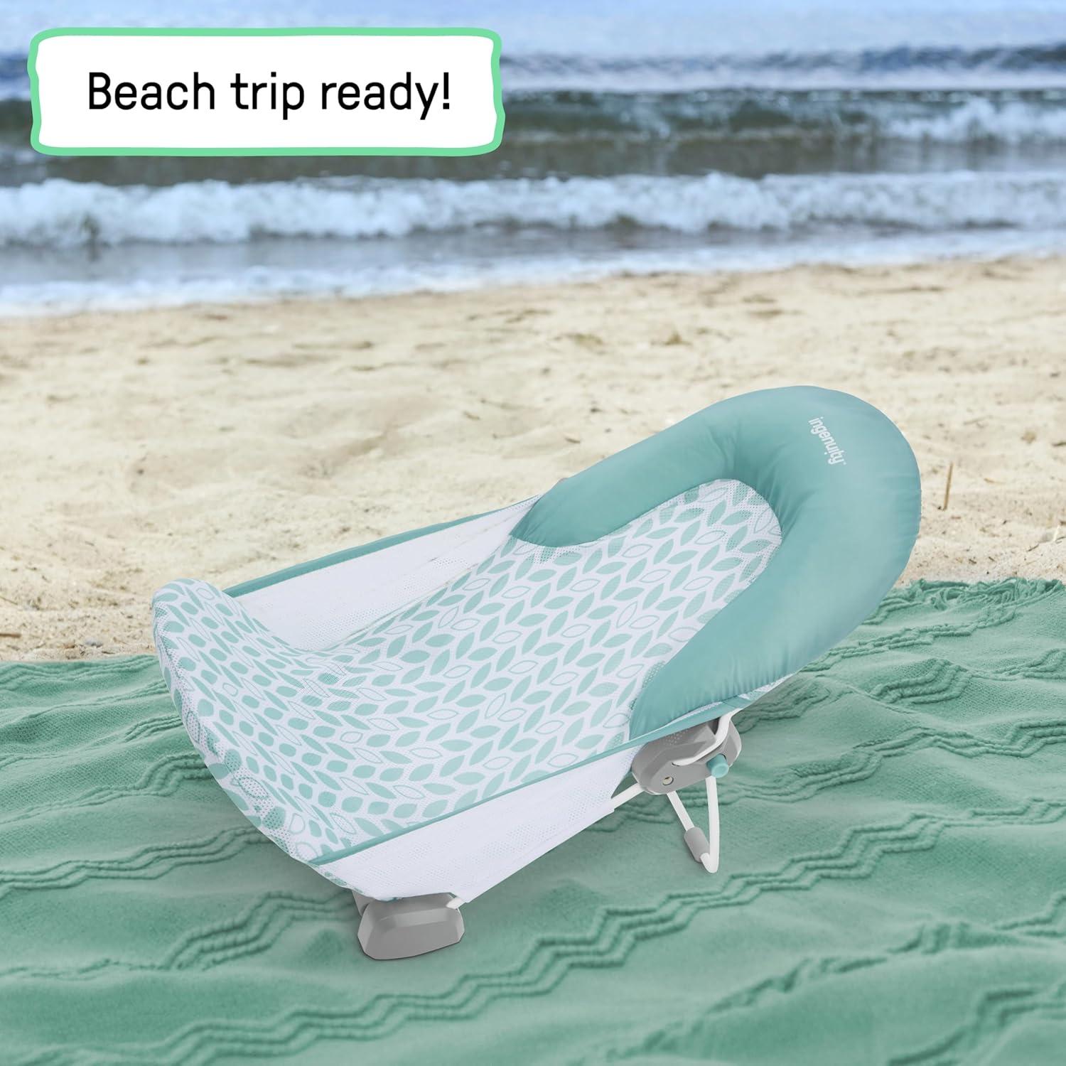 Ingenuity Soporte de Baño Plegable Verde 2 Posiciones 0-6 Meses
