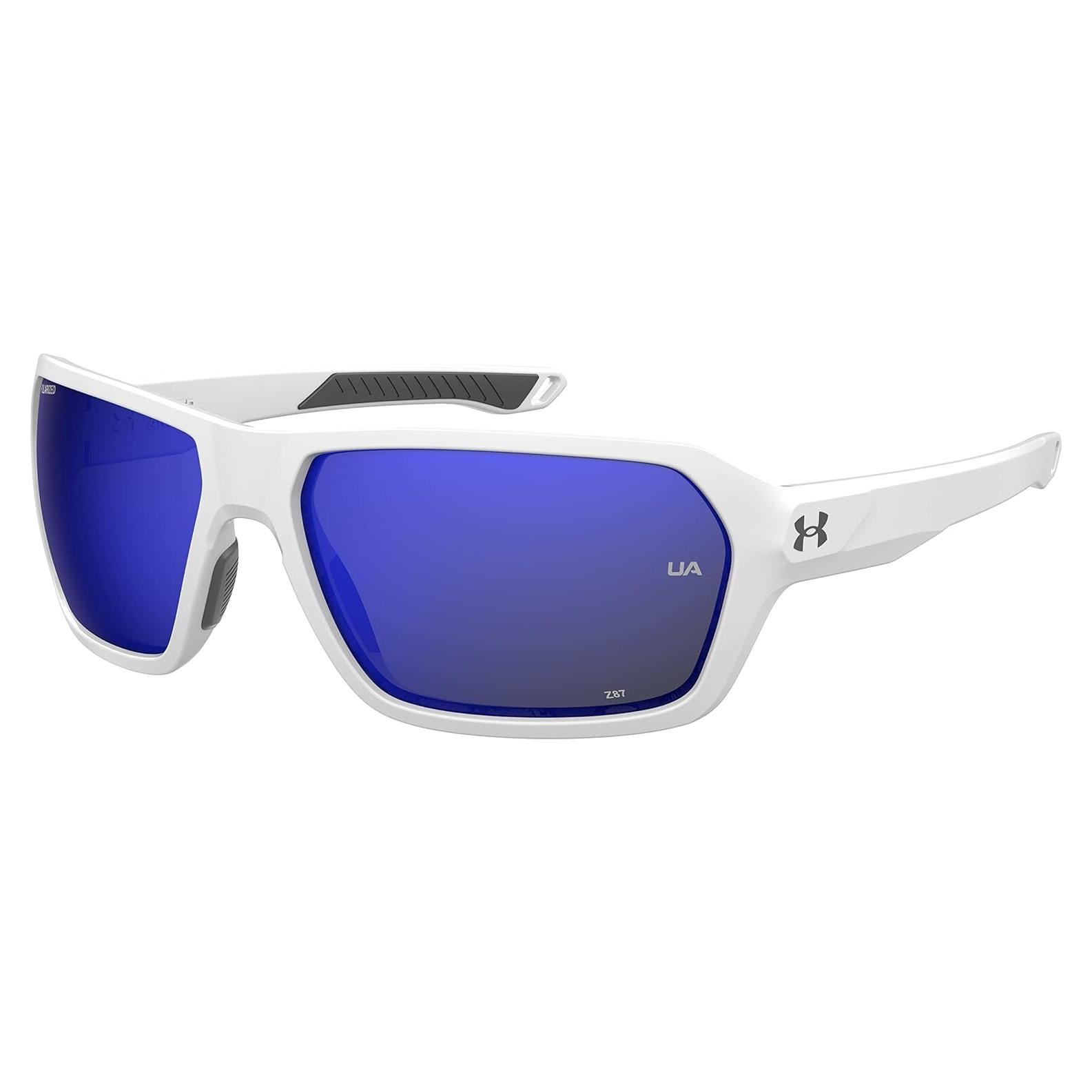 Gafas de sol cuadradas Under Armour UA Recon 64mm blancas