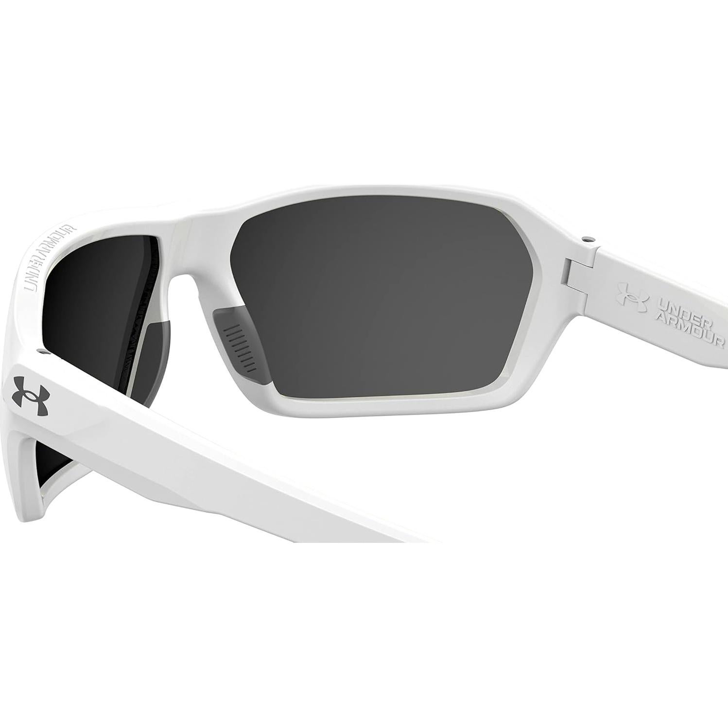 Gafas de sol cuadradas Under Armour UA Recon 64mm blancas