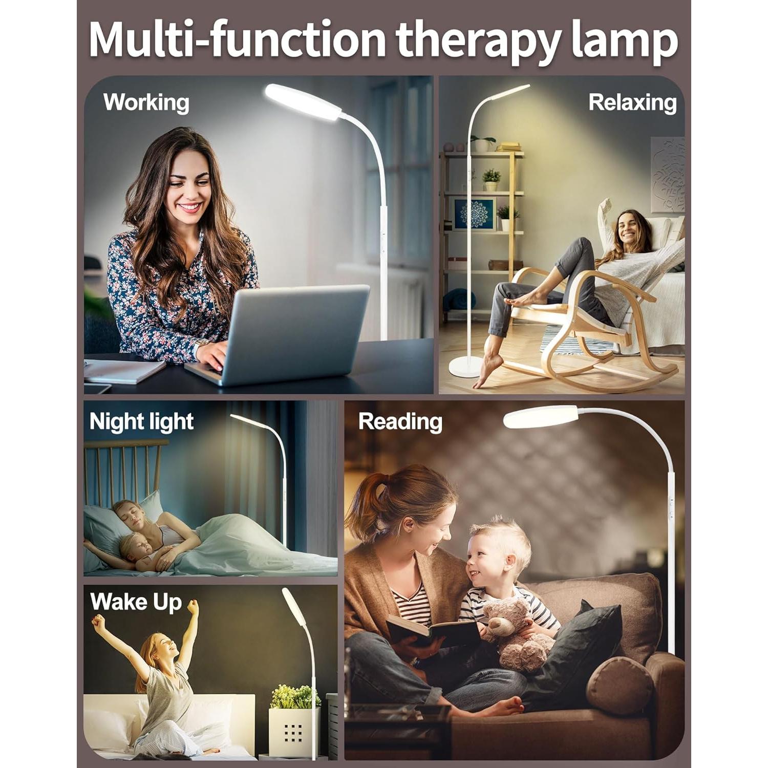 Lámpara de Terapia de Luz LanSuper 10000 Lux Control Remoto