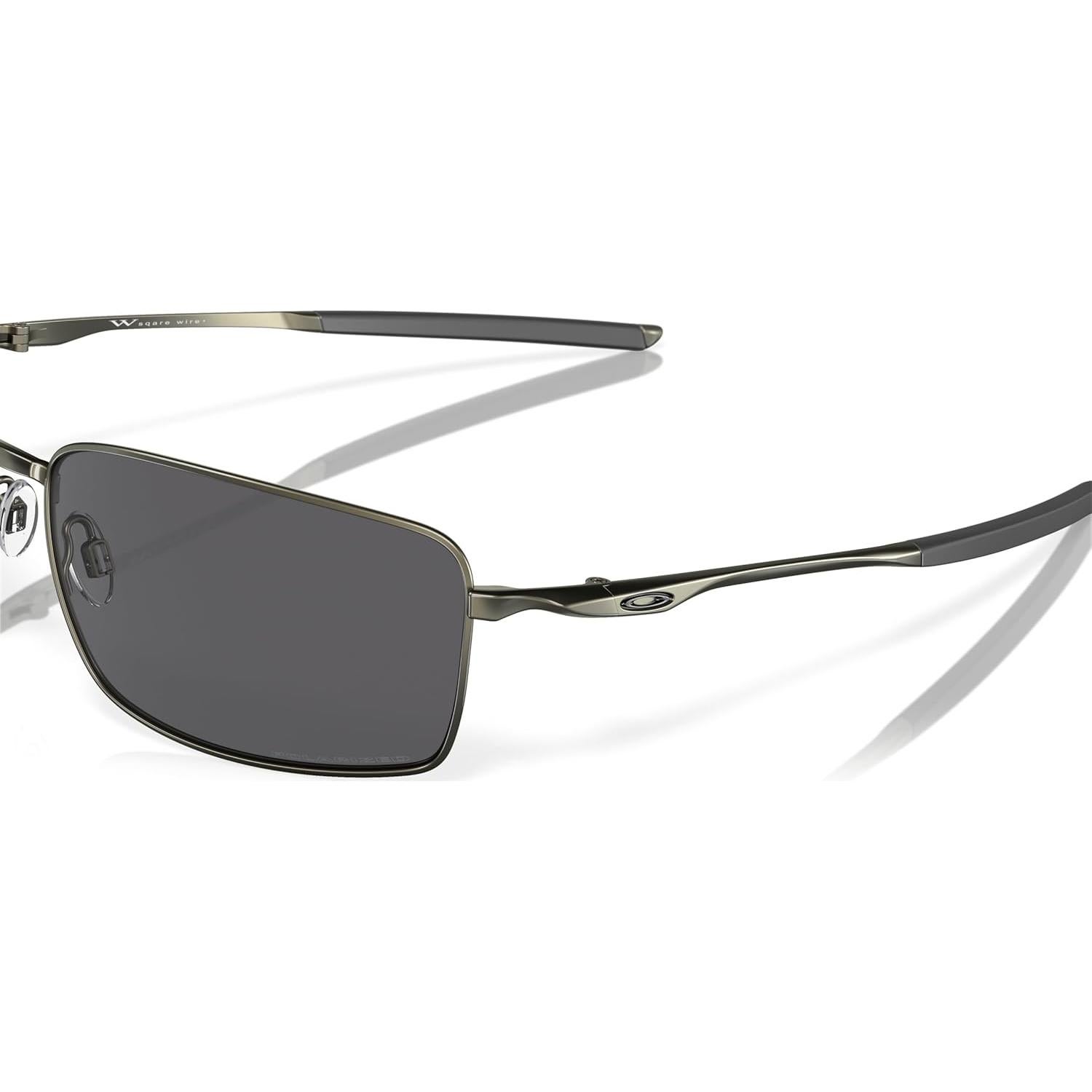 Gafas de sol Oakley Square Wire Carbono Gris Polarizado 60mm
