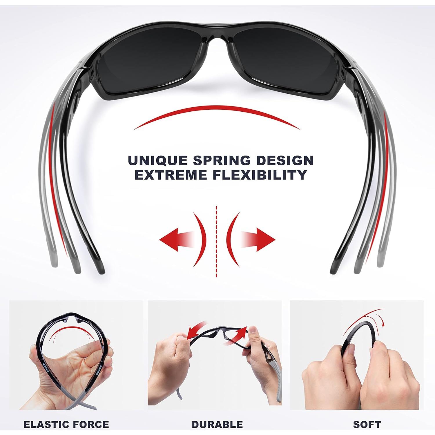 Gafas de sol RIVBOS polarizadas UV400 para deportes y aire libre