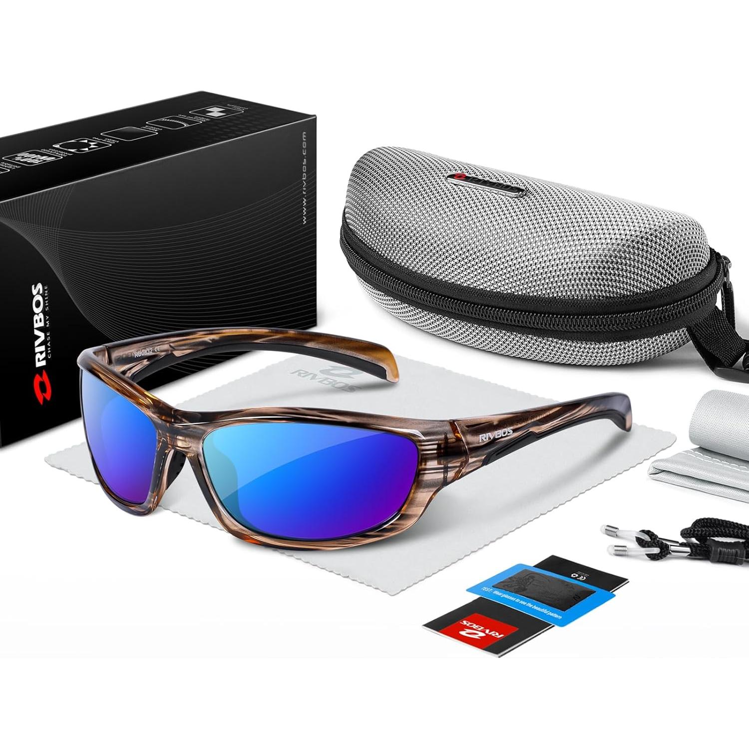 Gafas de sol RIVBOS polarizadas UV400 para deportes y aire libre