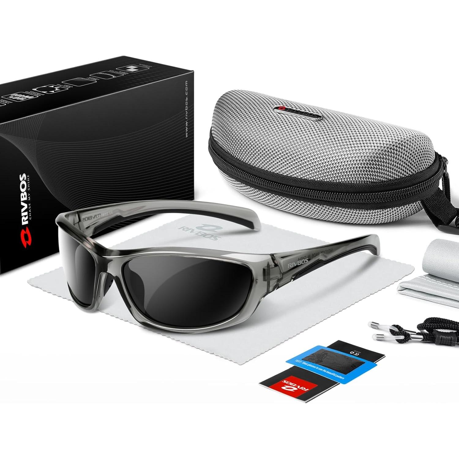 Gafas de sol RIVBOS polarizadas UV400 para deportes y aire libre