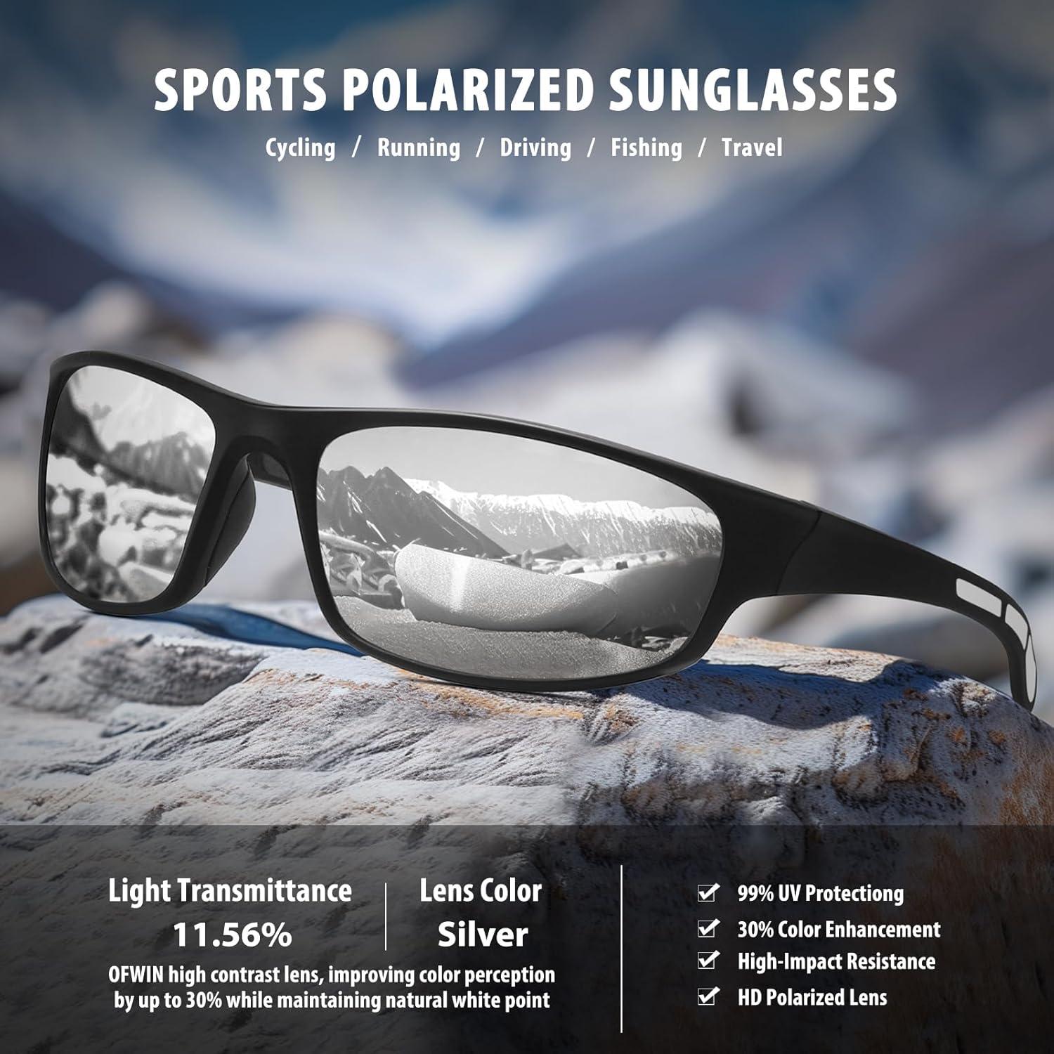 Gafas de sol deportivas Ofwin 1105 polarizadas UV400