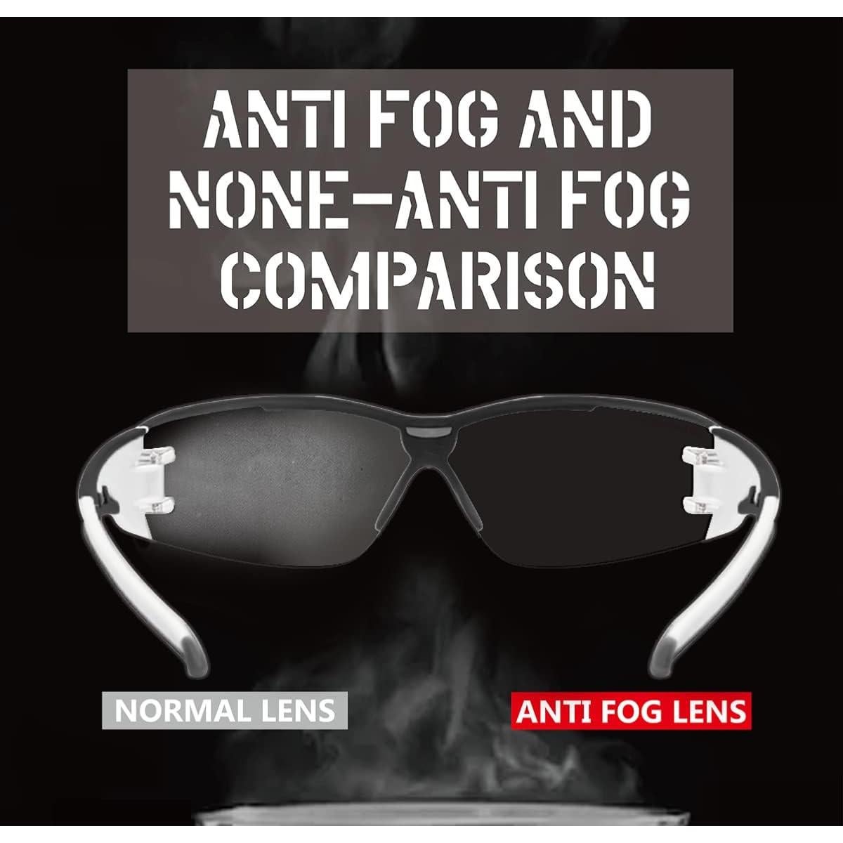 Gafas de Seguridad Transparentes Anti Niebla HTS U6