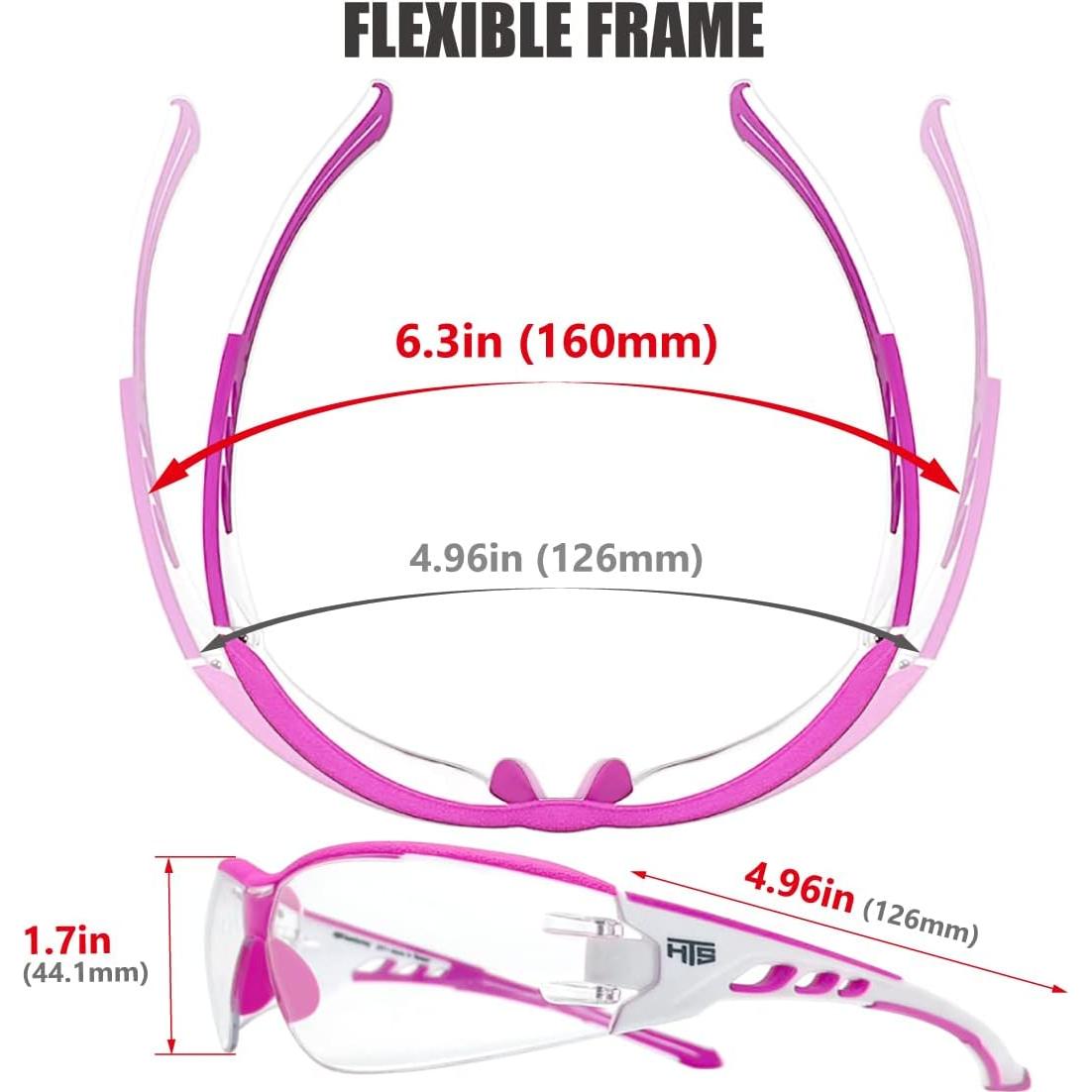Gafas de Seguridad Claras Anti Niebla HTS U6 2 Piezas
