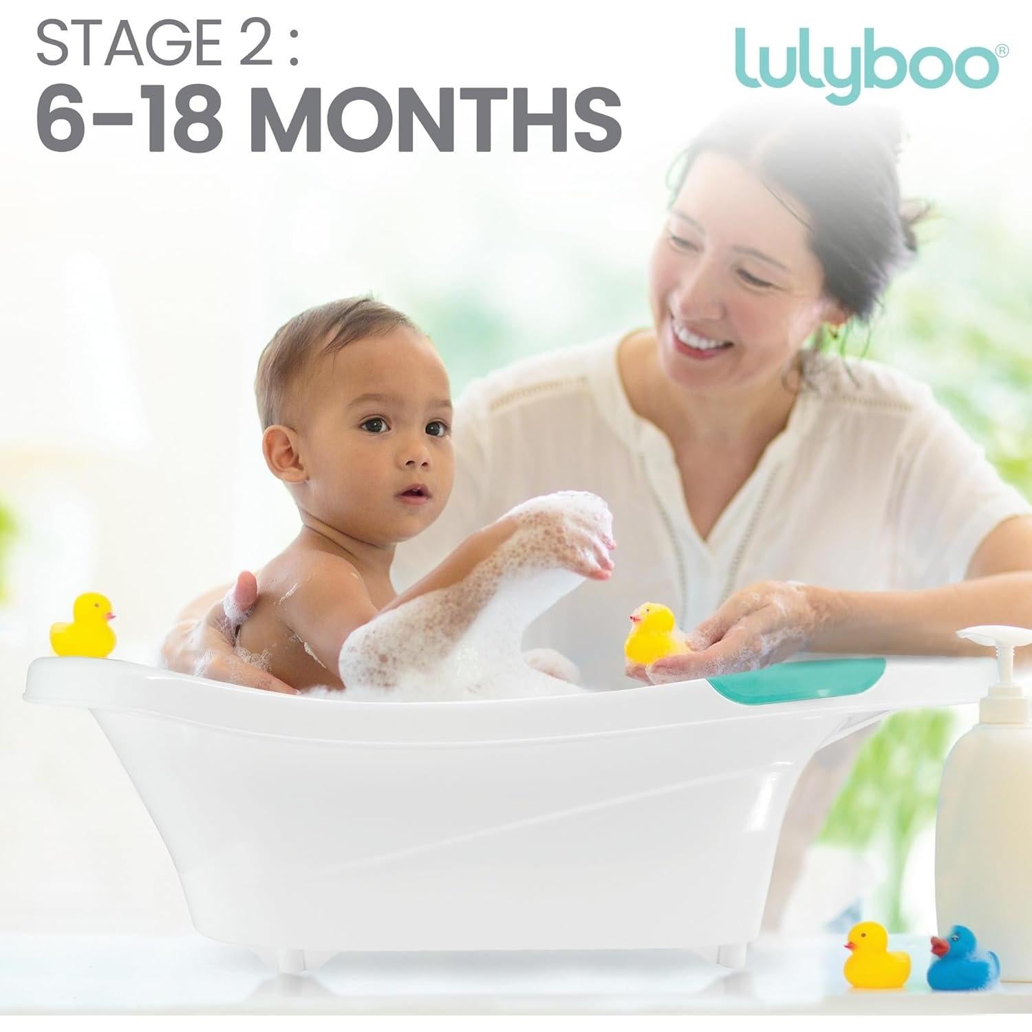 Bañera para Bebés Lulyboo con Cojín 0-18 Meses