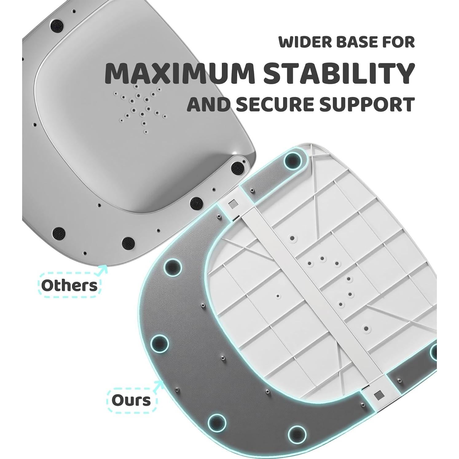 Soporte de Baño Plegable para Bebés XZJ-1 Gris Ajustable