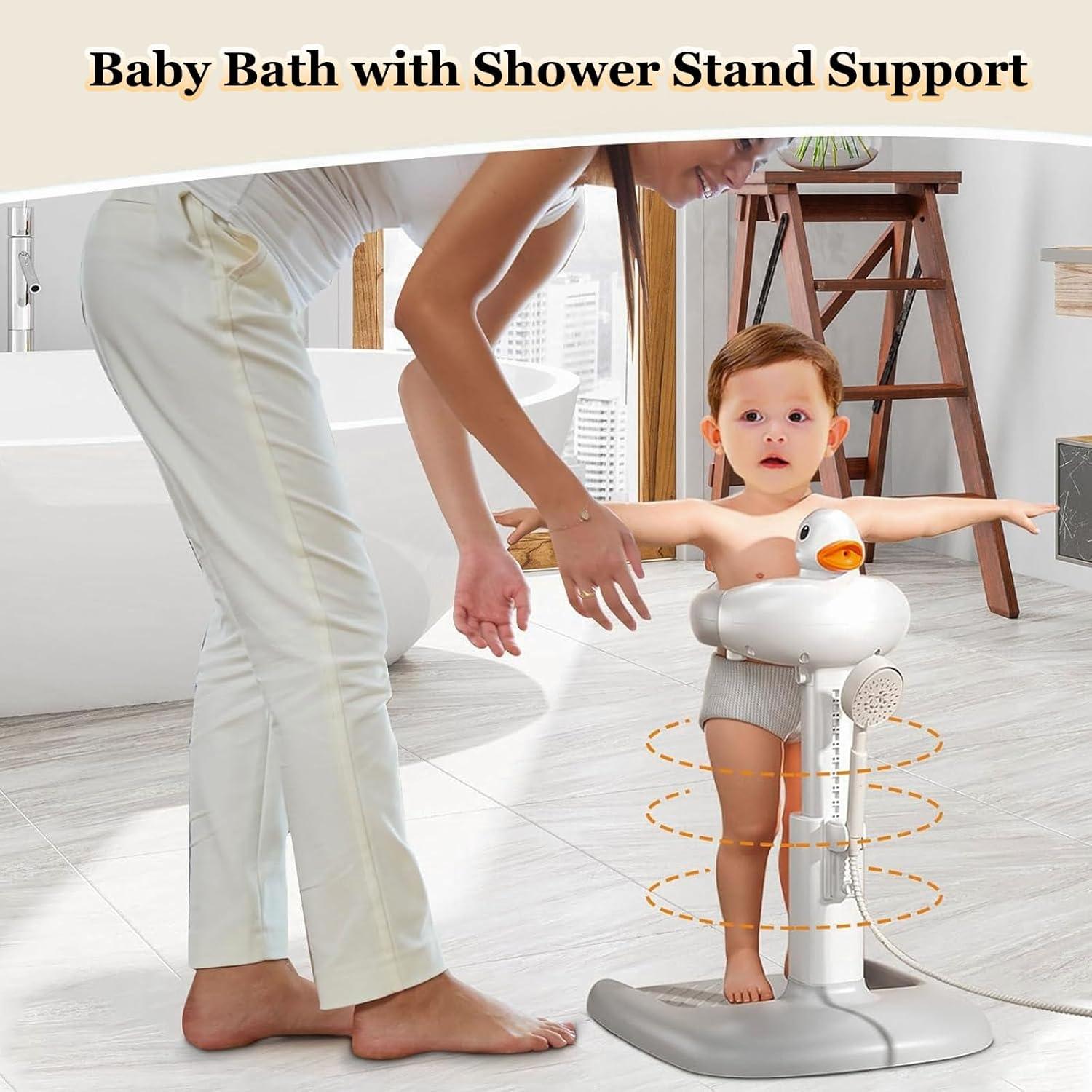 Soporte de Baño Plegable para Bebés ALLGLAM con Base Antideslizante