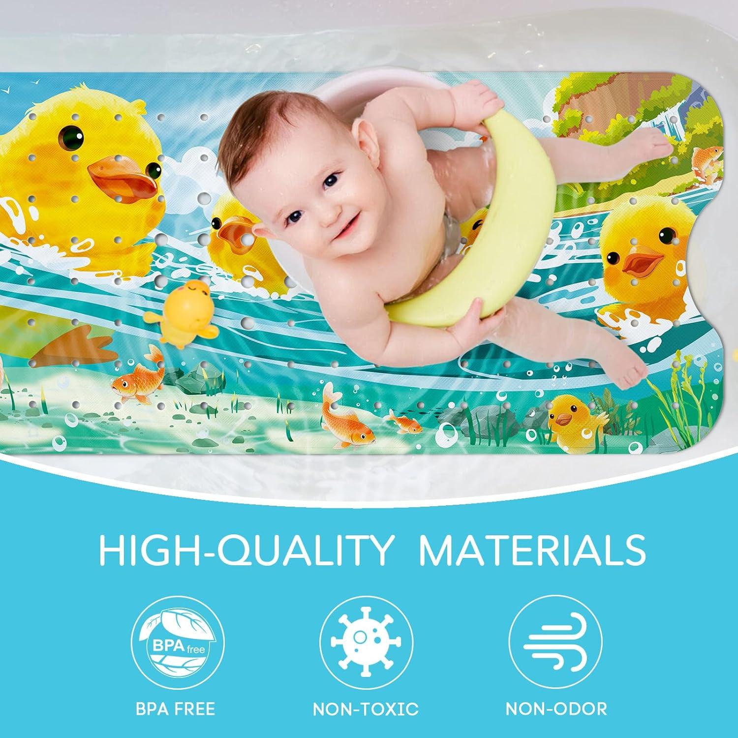 Alfombrilla de Baño Antideslizante SHUCHING Pato Amarillo 101.6x40.6cm