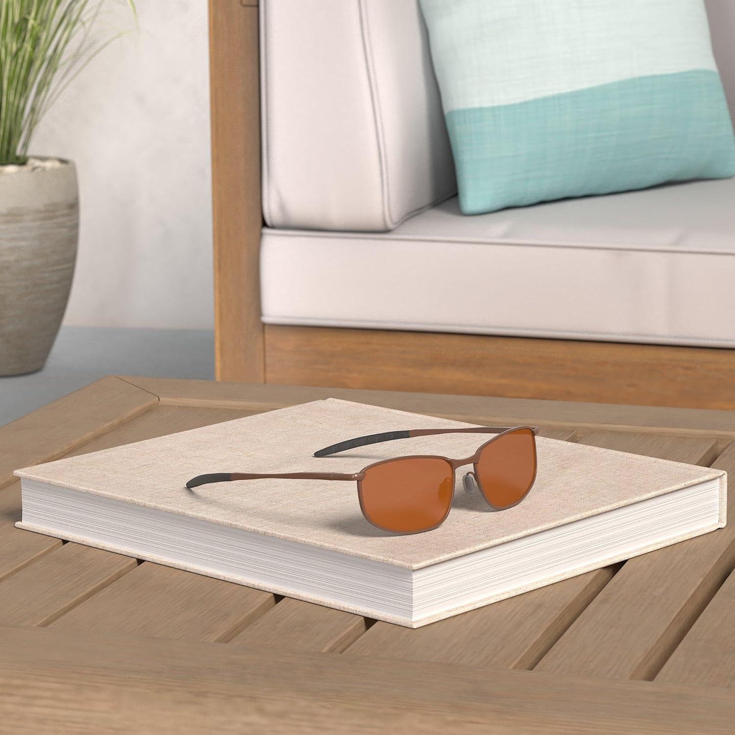 Gafas de sol AEVOGUE Vision retro metal negro 59mm UV400