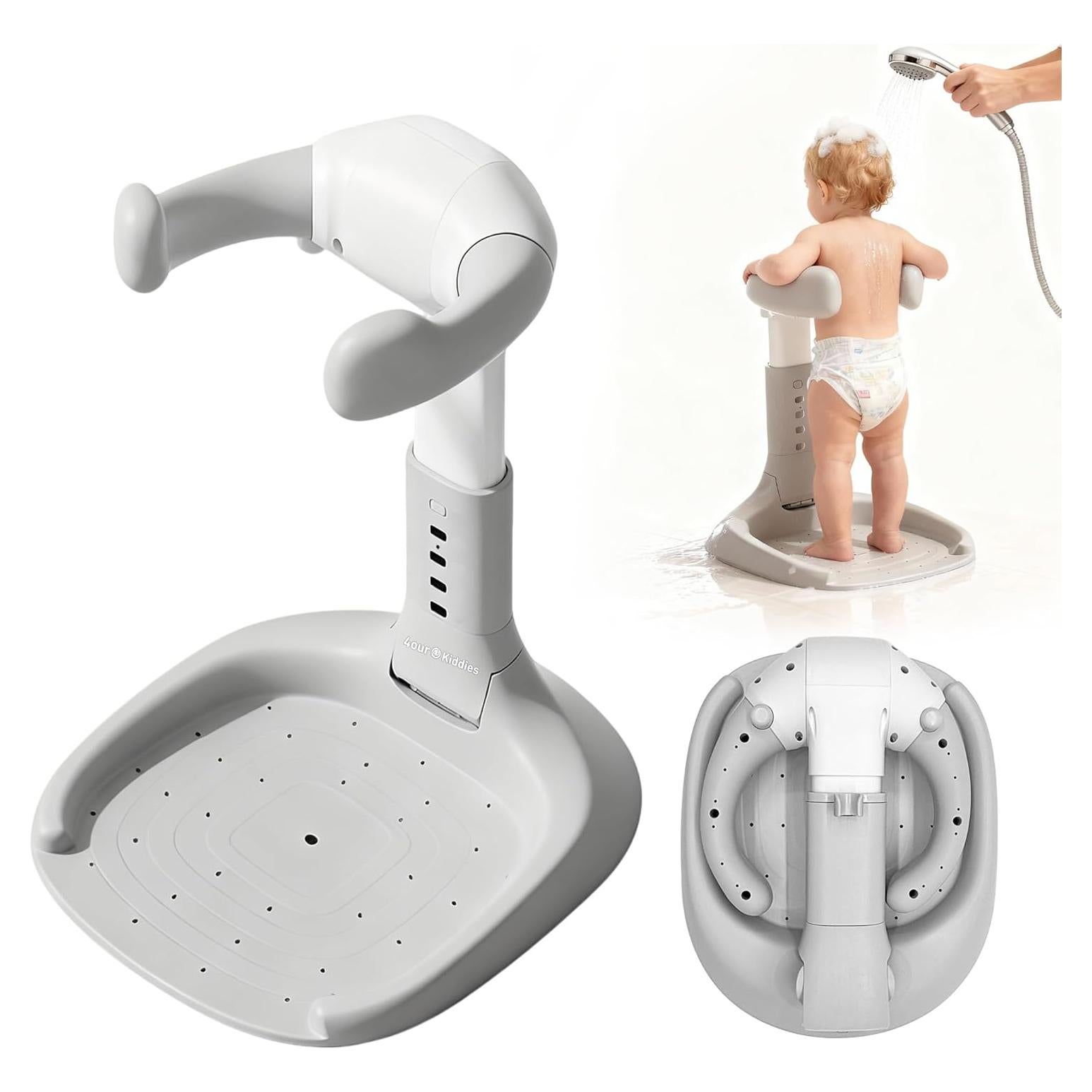 Soporte de Ducha Plegable 4our Kiddies para Bebés 8-36 Meses