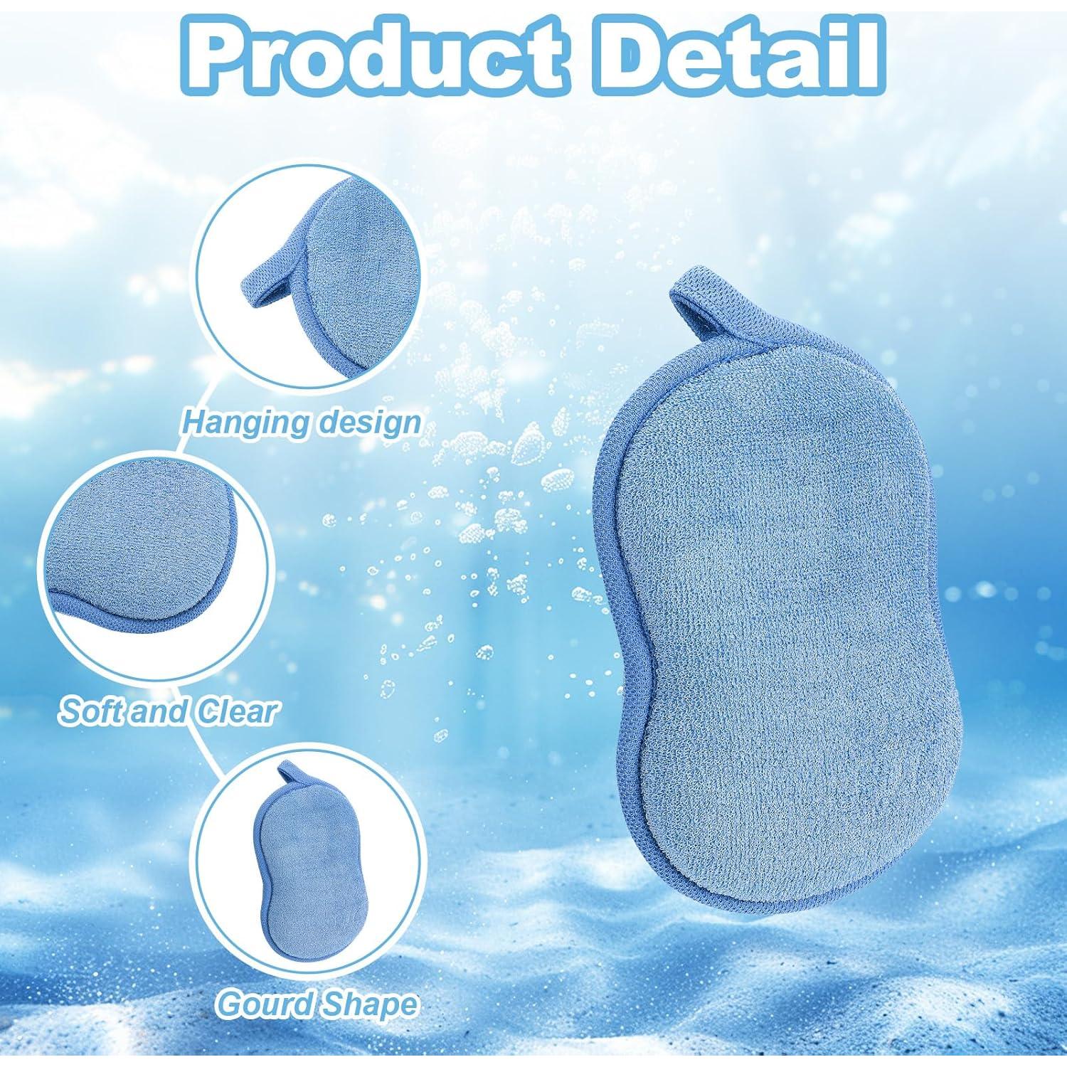 Esponja de Baño para Bebés 3 Pcs Gsbnjuy Suave Absorbente