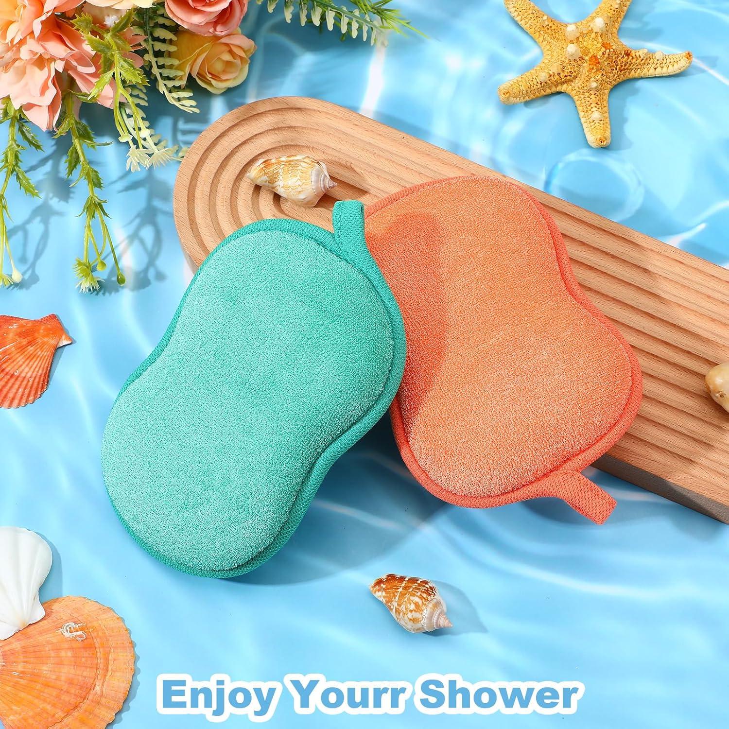 Esponja de Baño para Bebés 3 Pcs Gsbnjuy Suave Absorbente