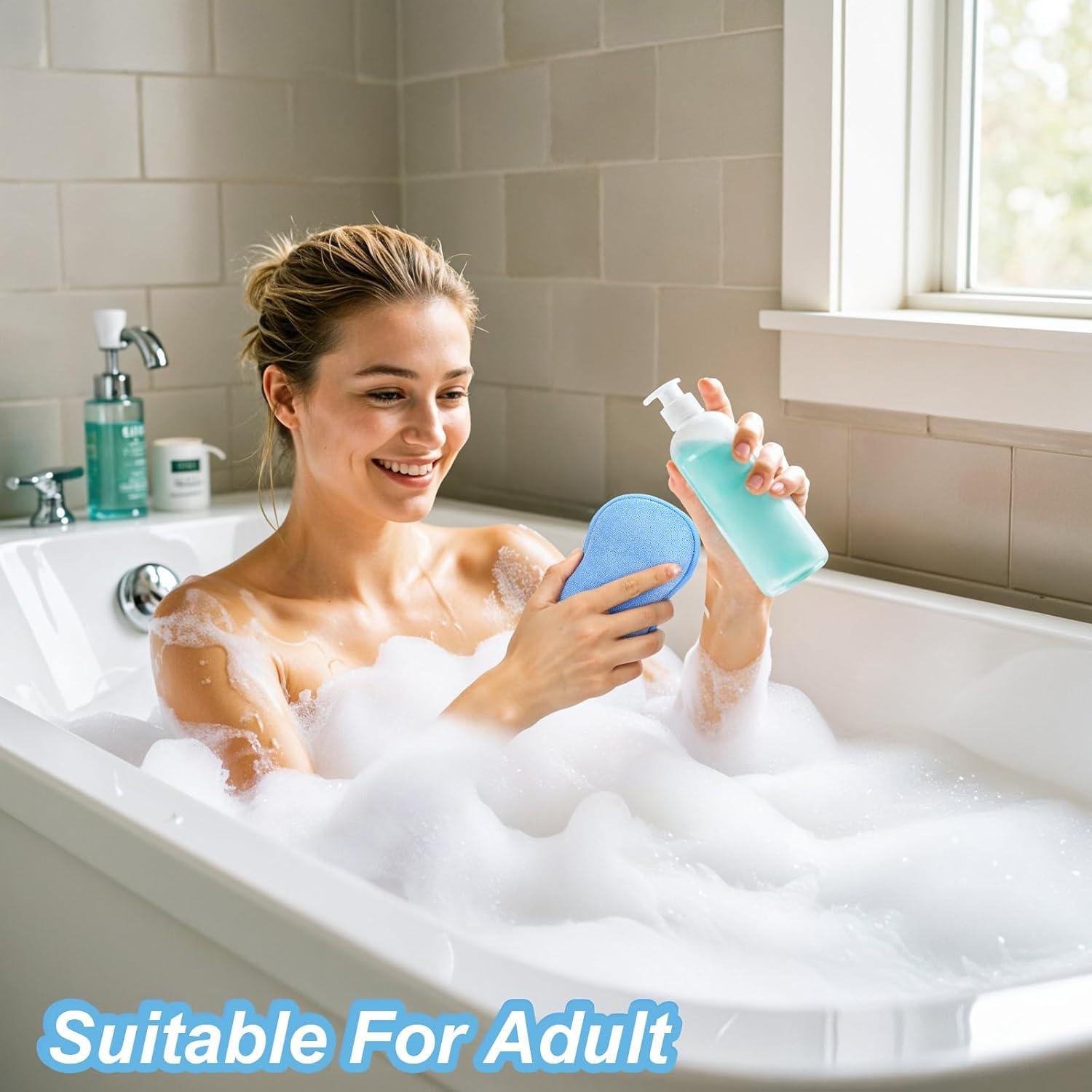 Esponja de Baño para Bebés 3 Pcs Gsbnjuy Suave Absorbente