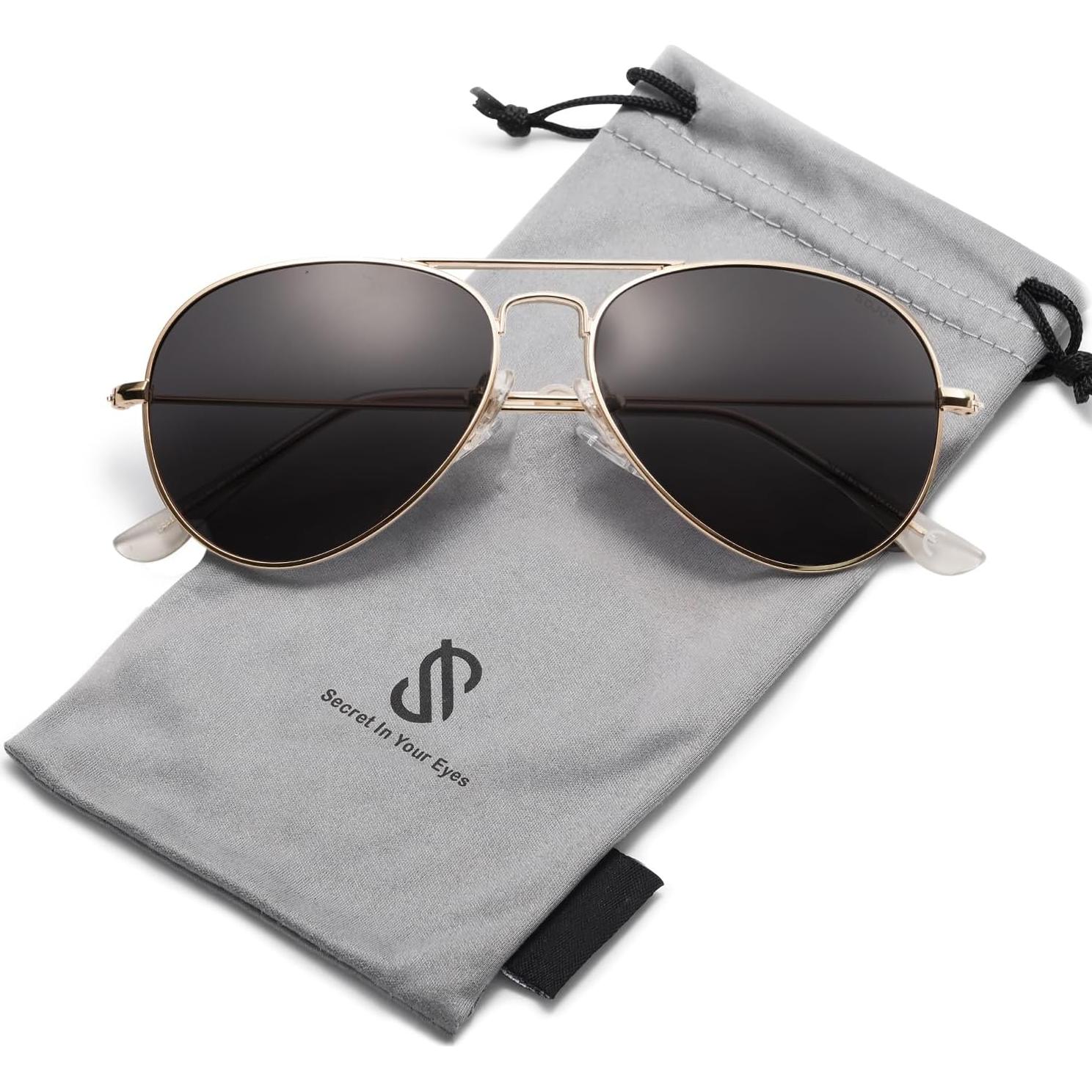 Gafas de sol SOJOS Classic Aviator 62mm polarizadas