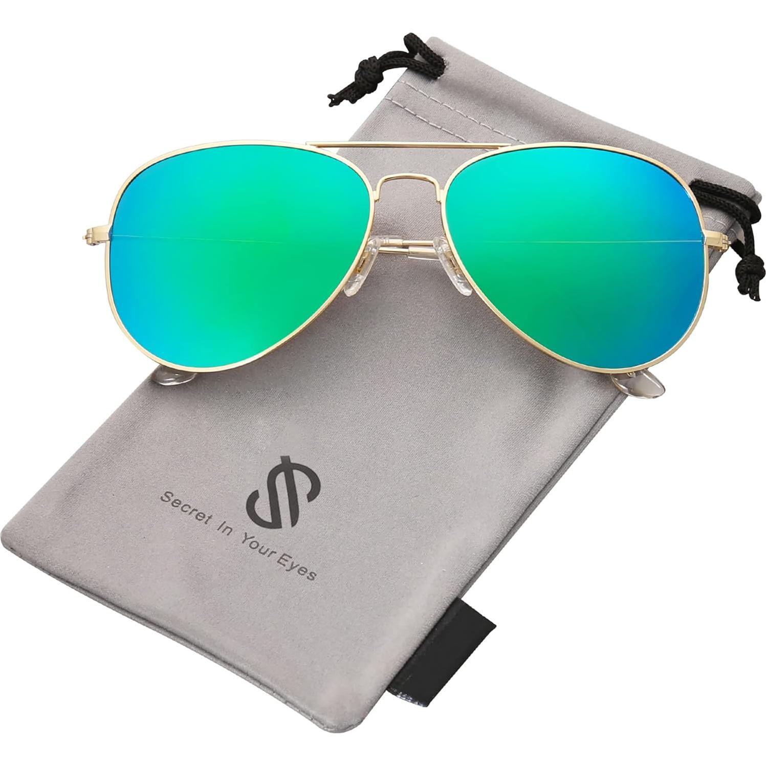 Gafas de sol SOJOS Classic Aviator 58mm polarizadas