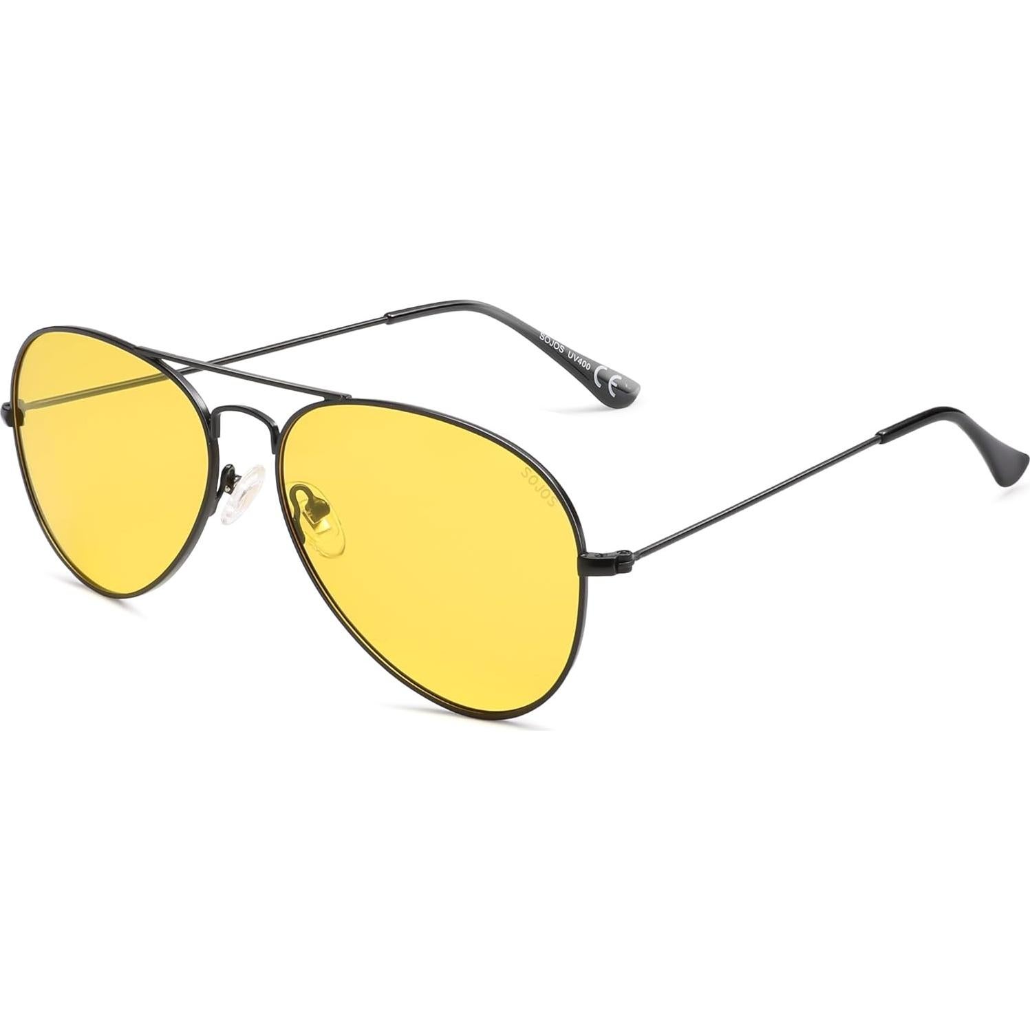 Gafas de sol SOJOS Classic Aviator 62mm polarizadas