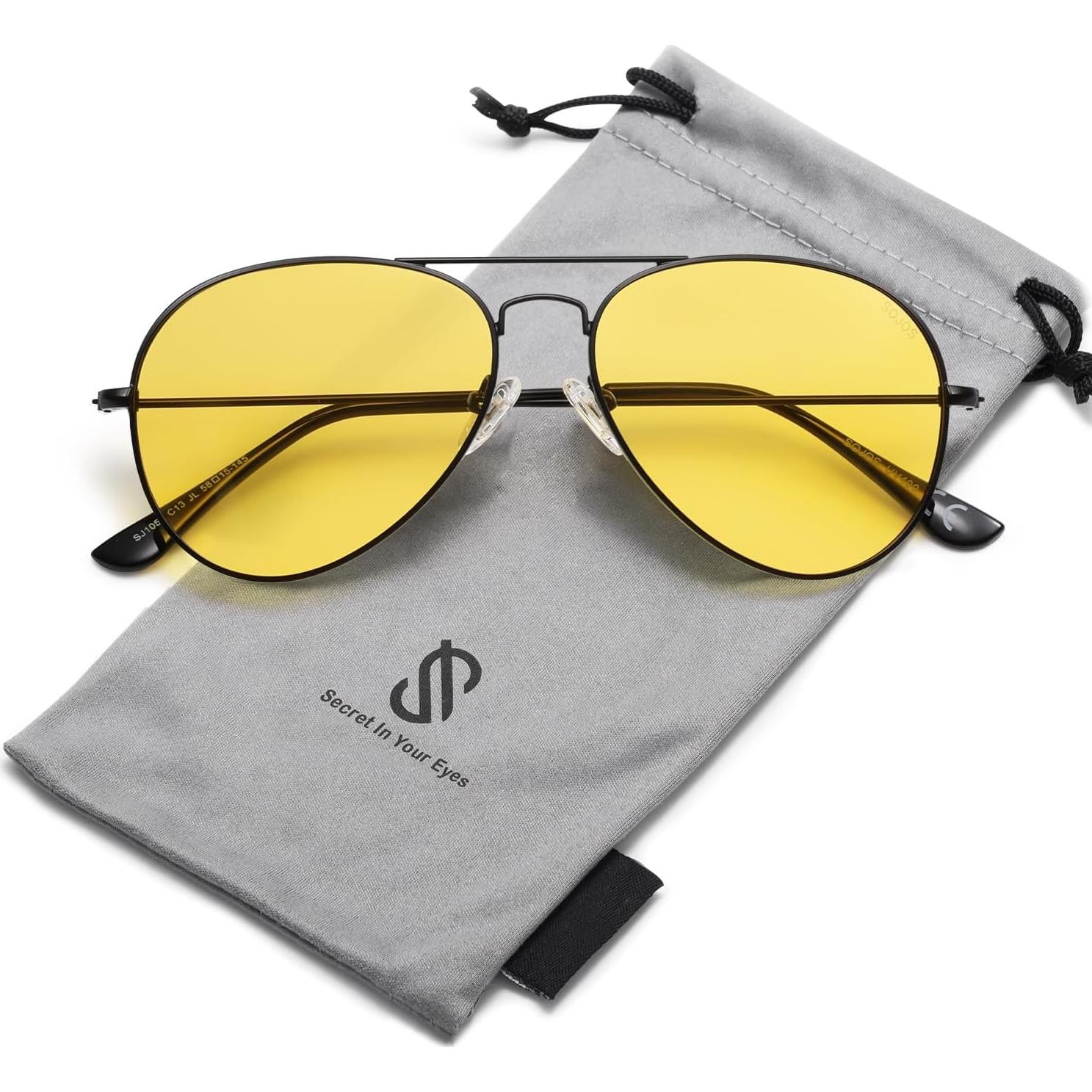 Gafas de sol SOJOS Classic Aviator 58mm polarizadas