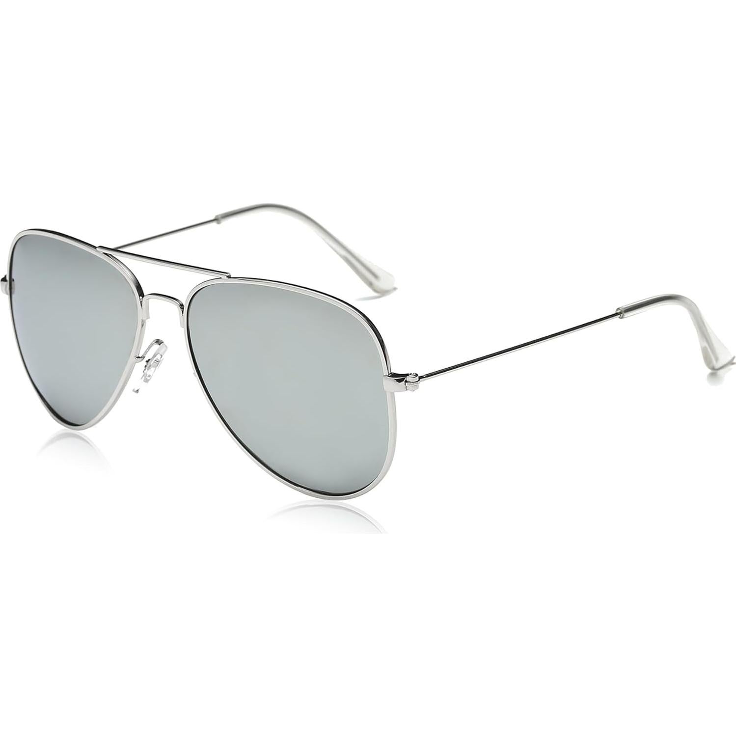Gafas de sol SOJOS Aviador Polarizadas 62mm Plata