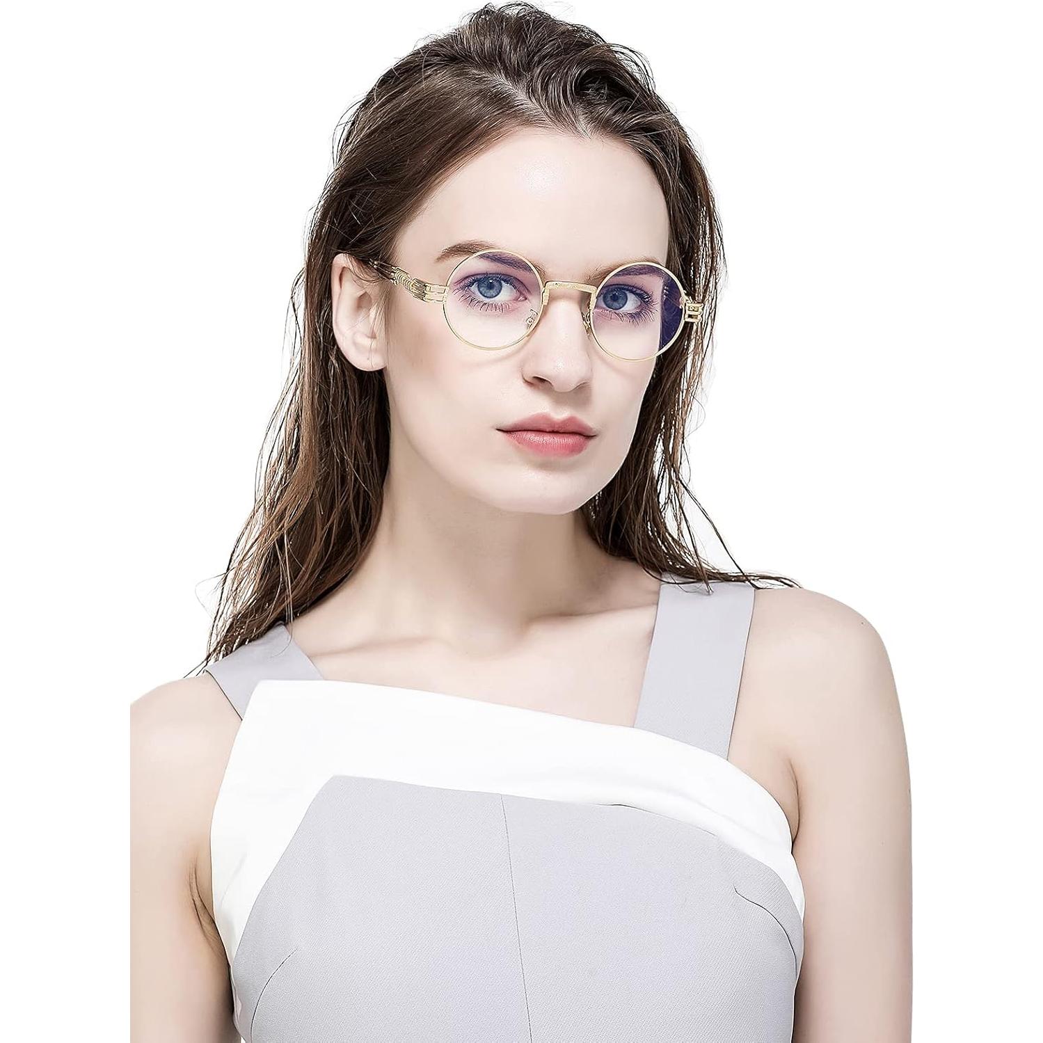 Gafas de sol redondas AIEYEZO steampunk 100% UV bloqueadas