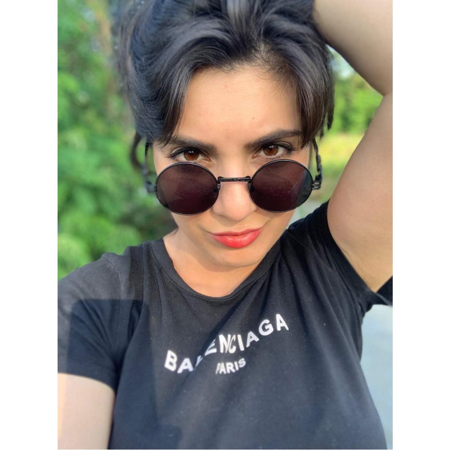 Gafas de sol redondas AIEYEZO steampunk UV 100% bloqueadores