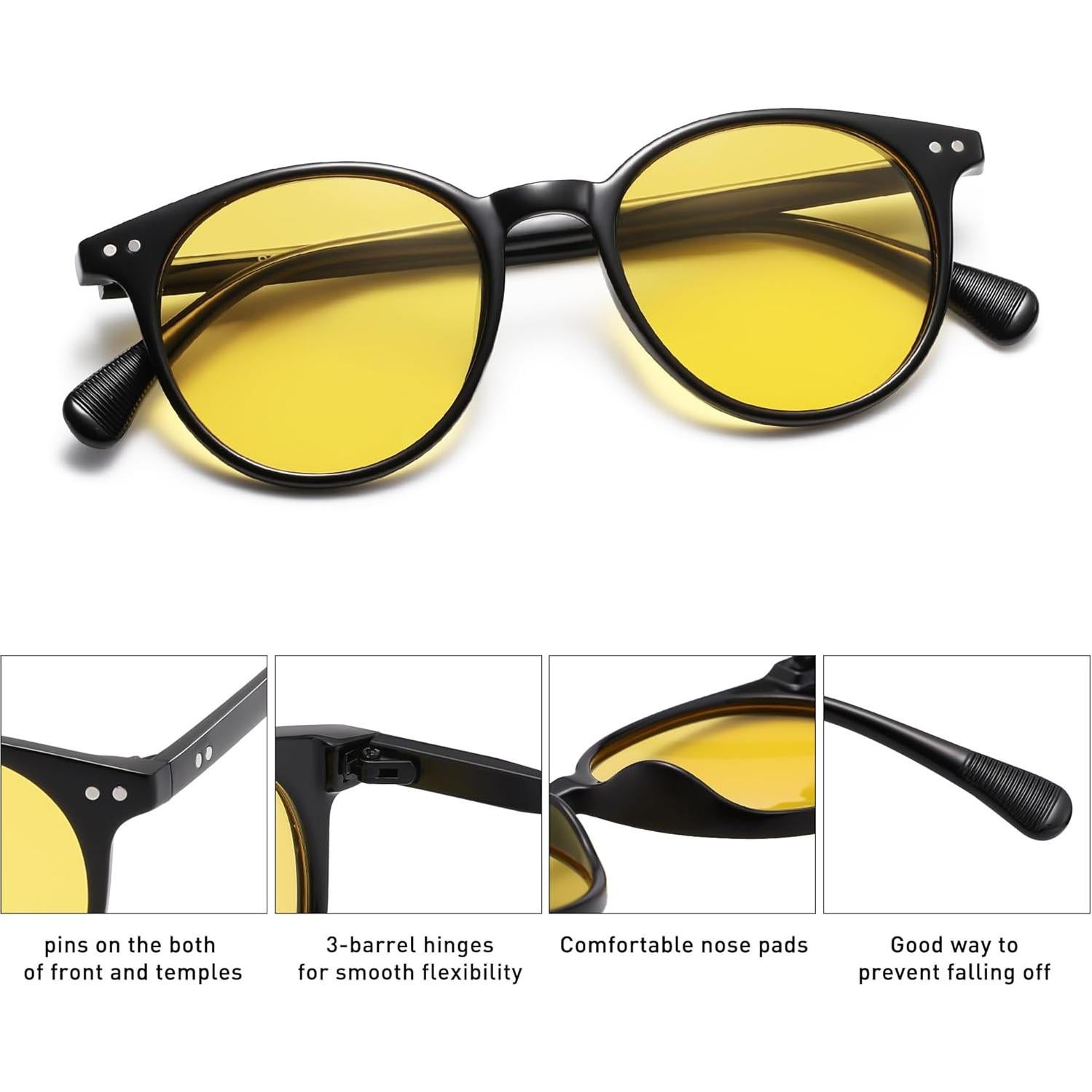 Gafas de sol polarizadas SOJOS SJ2113 UV400 unisex vintage