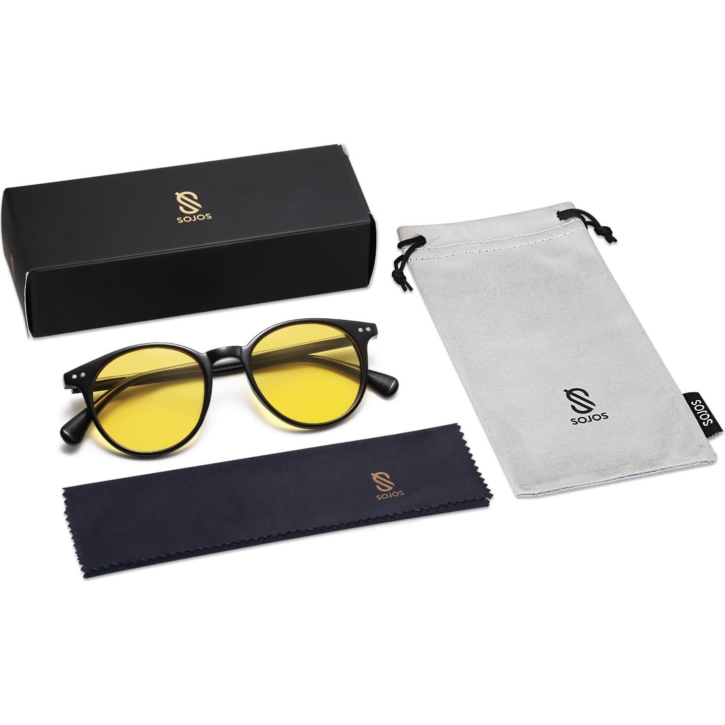 Gafas de sol polarizadas SOJOS SJ2113 UV400 unisex vintage