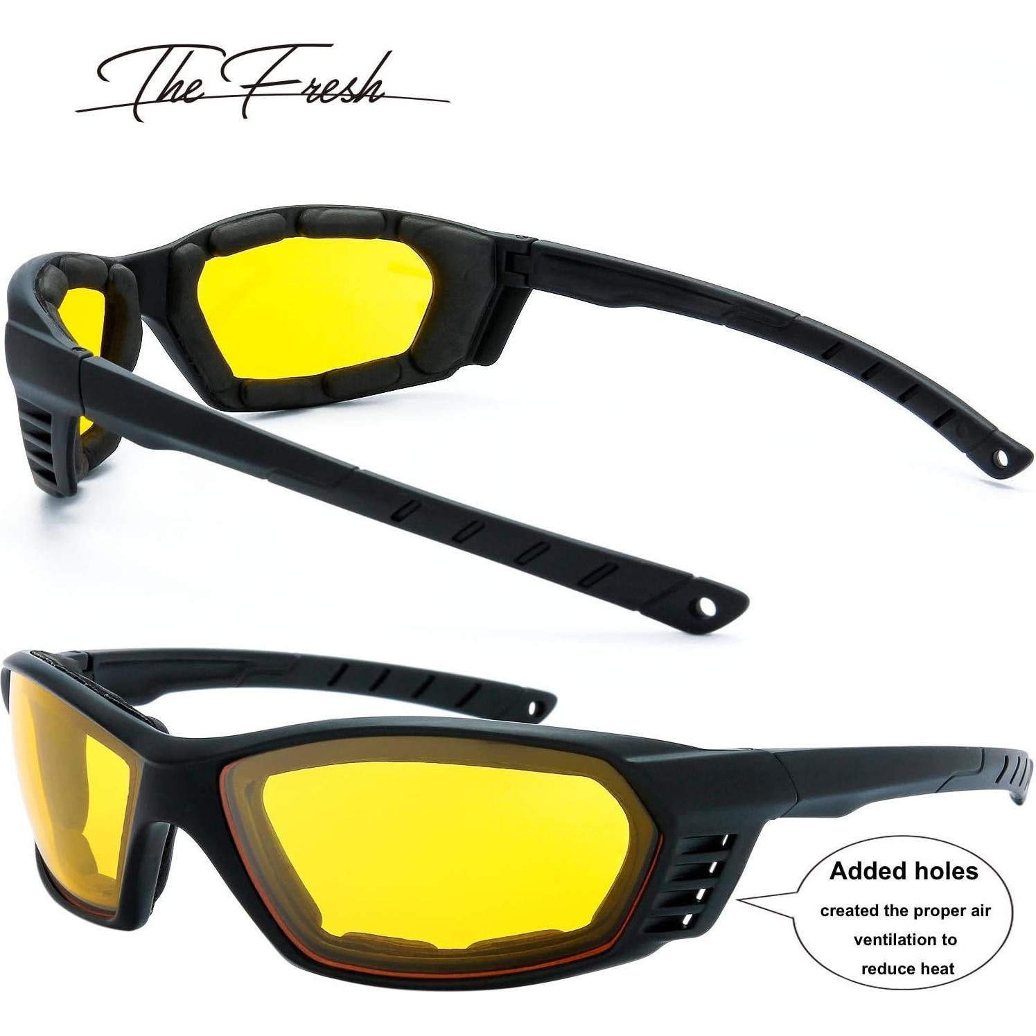 Gafas de Motocicleta Polarizadas The Fresh FR13 - Lentes Nocturnos