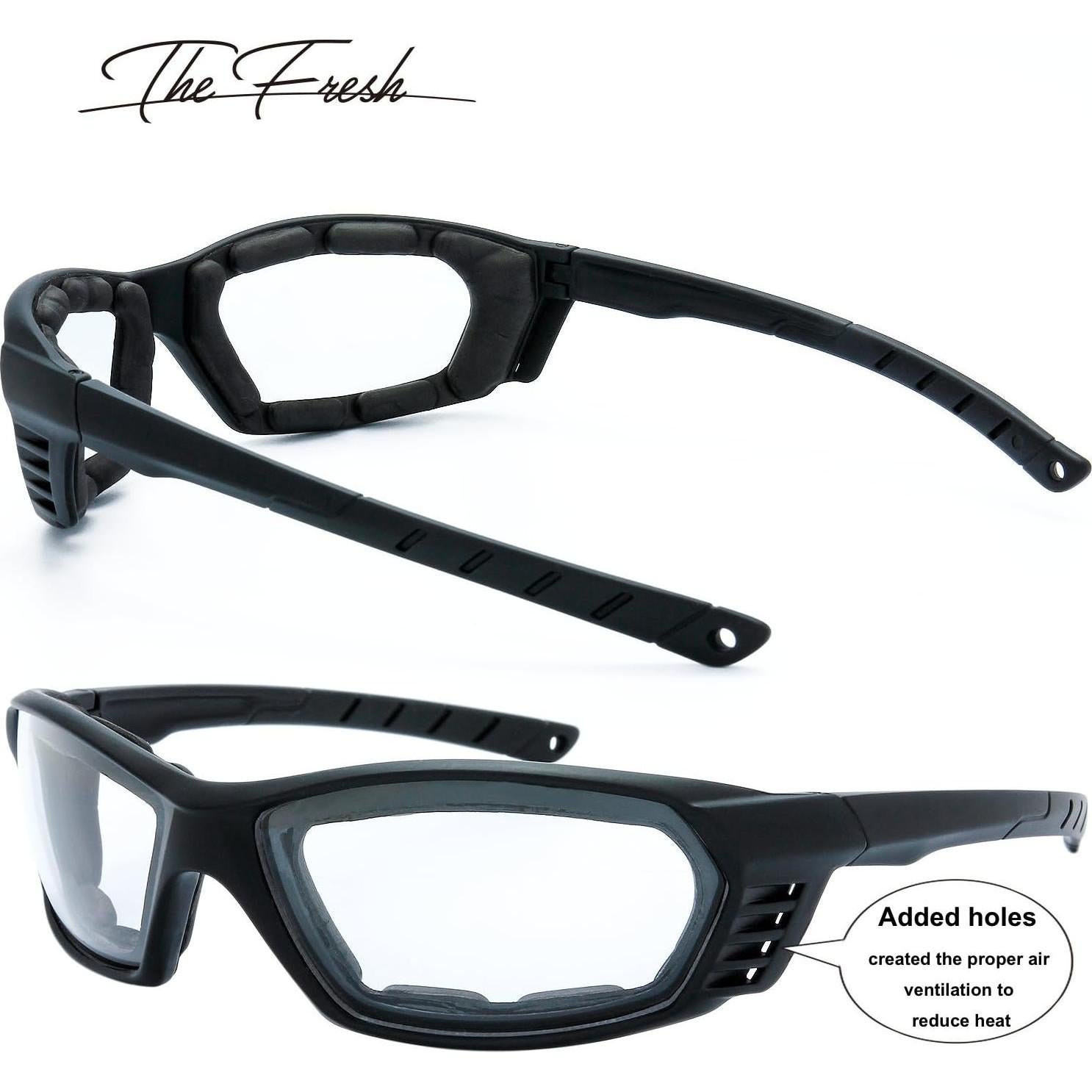 Gafas de Motocicleta The Fresh FR13 UV400 Acolchadas 3 Pares