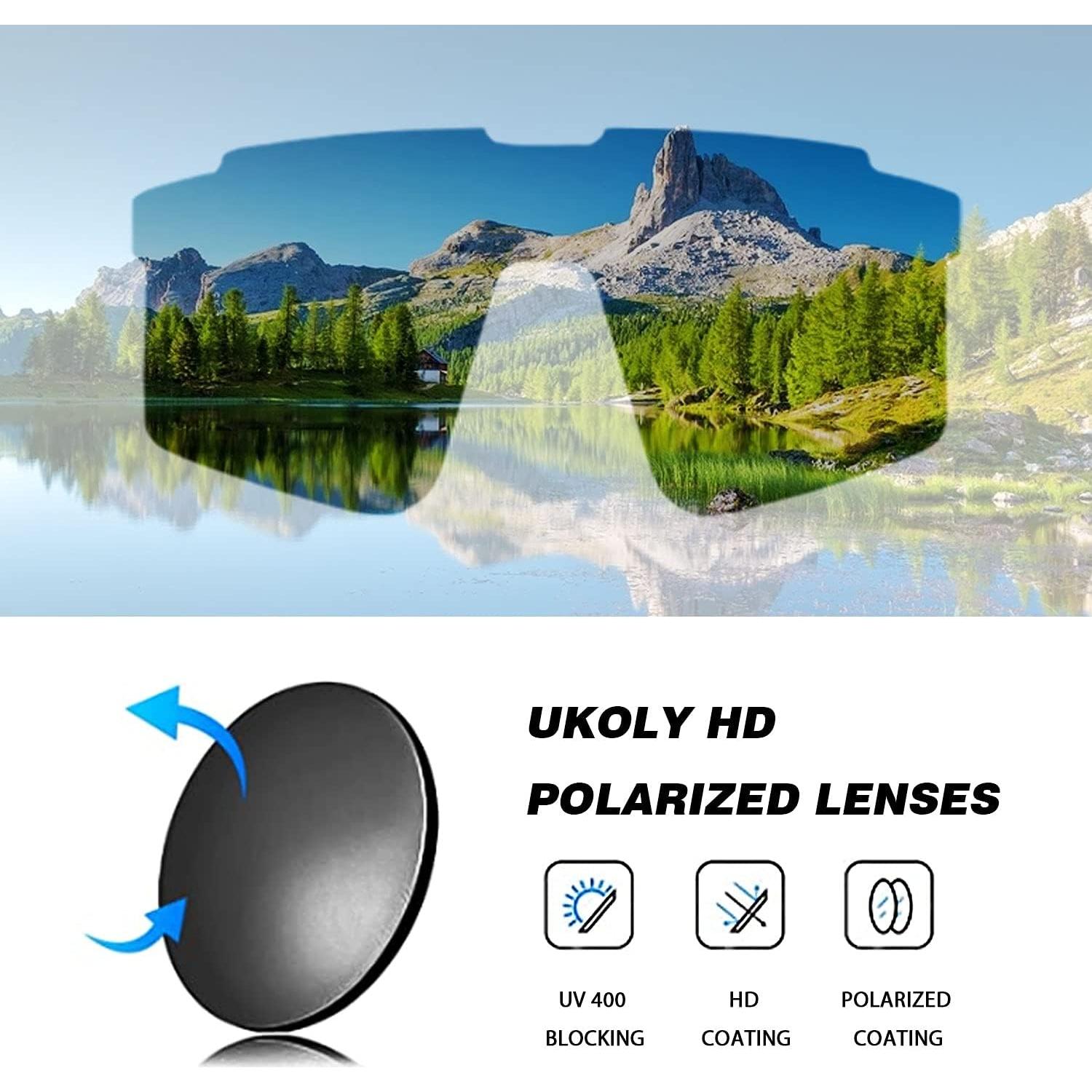 Gafas de Ciclismo Ukoly con 3 Lentes Intercambiables