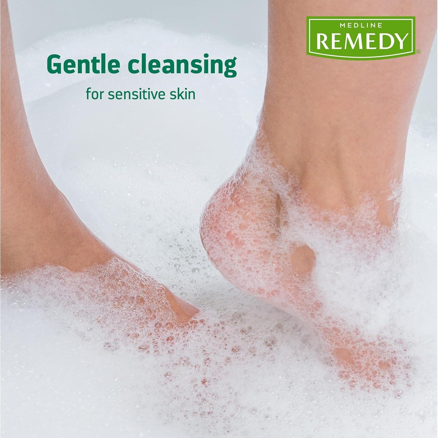 Champú y Gel de Baño Medline Remedy 226g, Aroma Fresco, Hipoalergénico