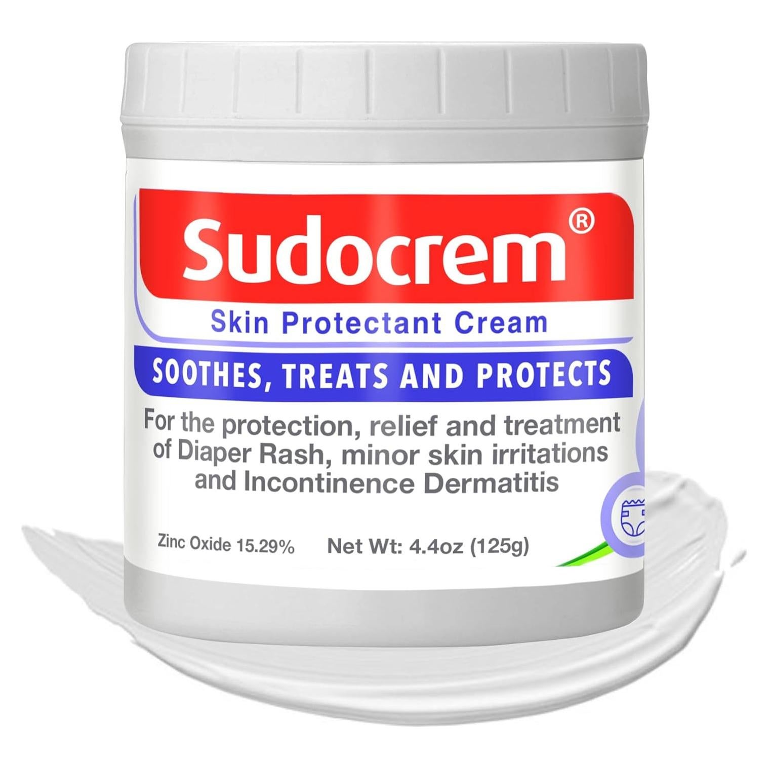 Crema para erupciones de pañal Sudocrem 125g - Alivia y protege