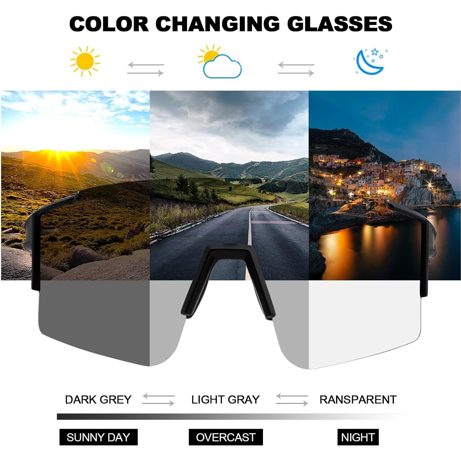 Gafas de Ciclismo Ukoly con Lentes Intercambiables y Polarizadas