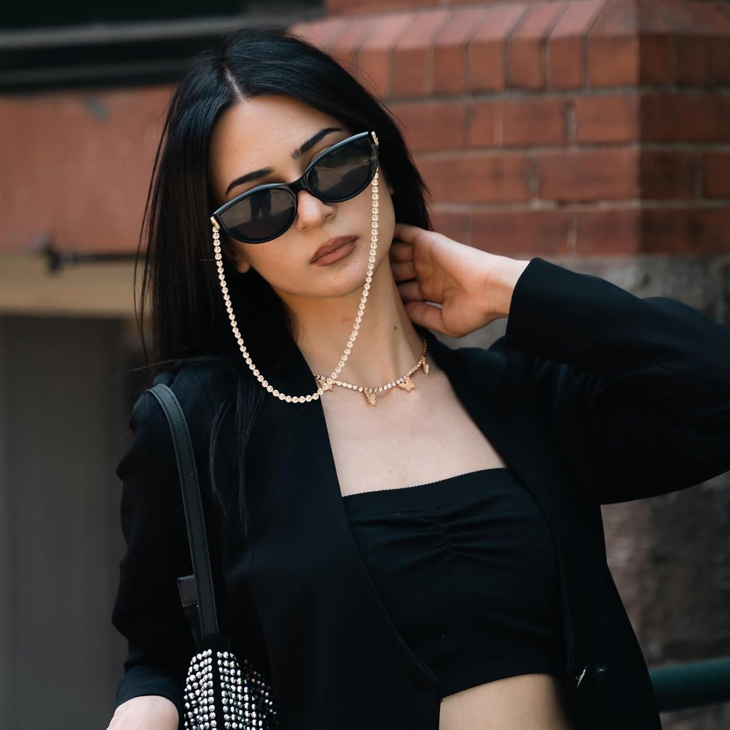 Cadena de Gafas de Perlas 75 cm - Soporte para Gafas