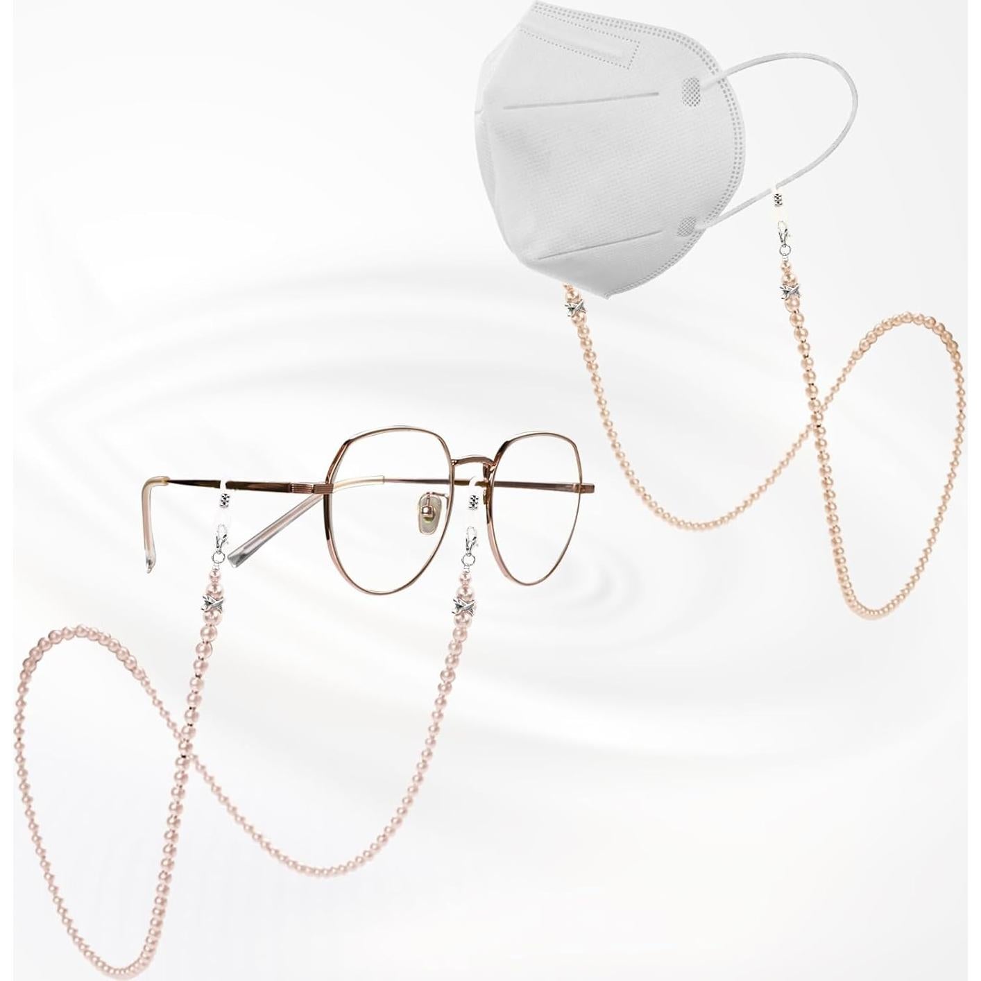 Cadena de Gafas de Perlas 75 cm - Soporte para Gafas