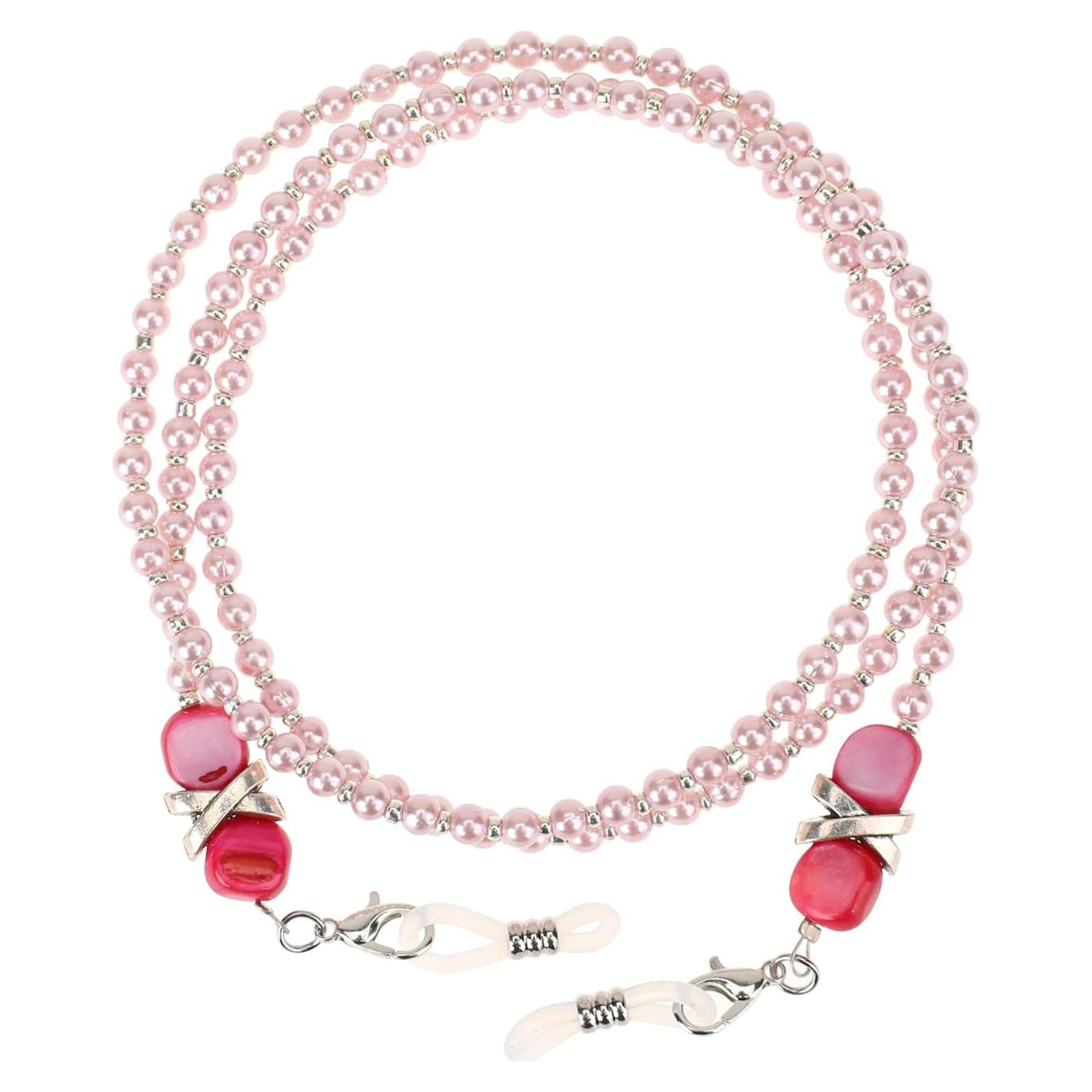 Cadena de Gafas de Perlas ABS 75 cm Soporte para Gafas