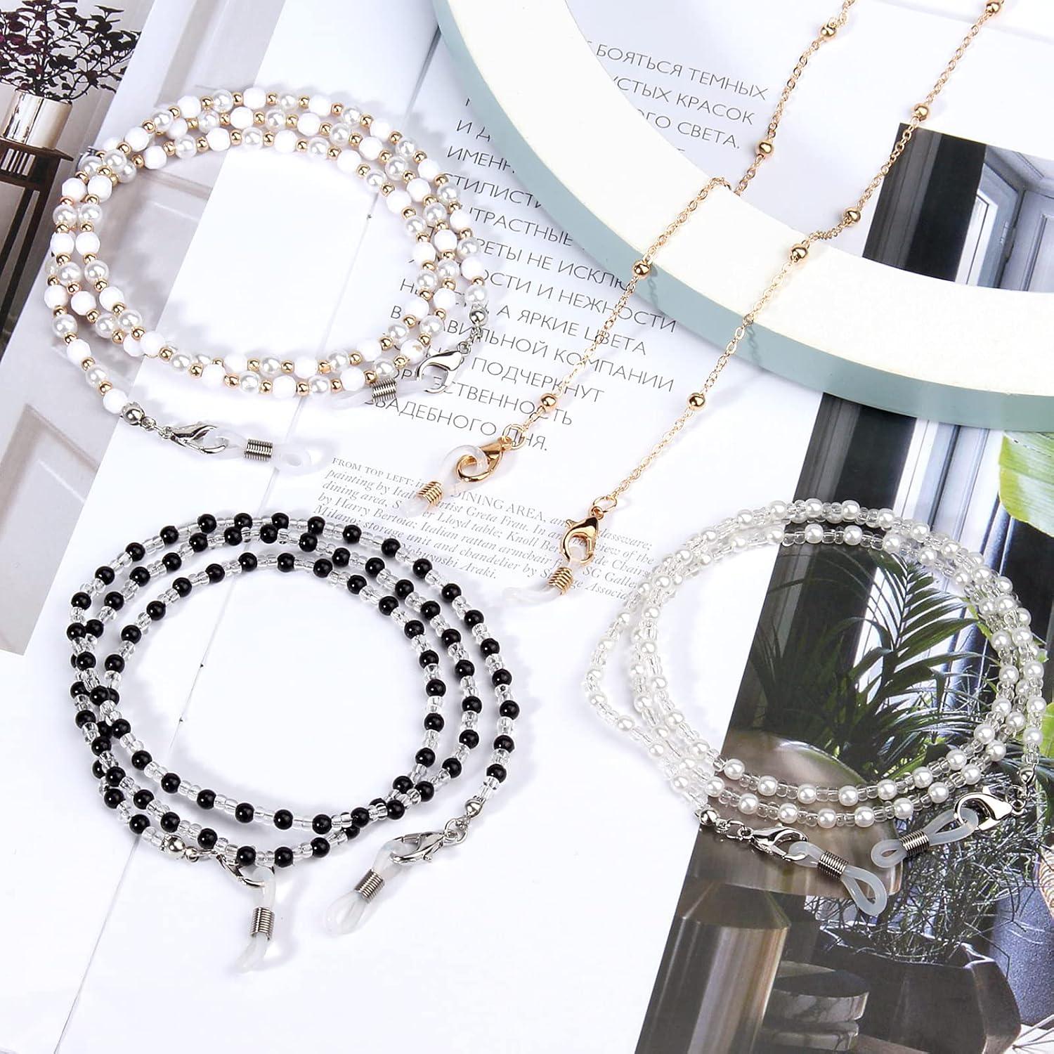 Cadenas para Gafas ONESING 4 Pcs Ajustables Multicolor