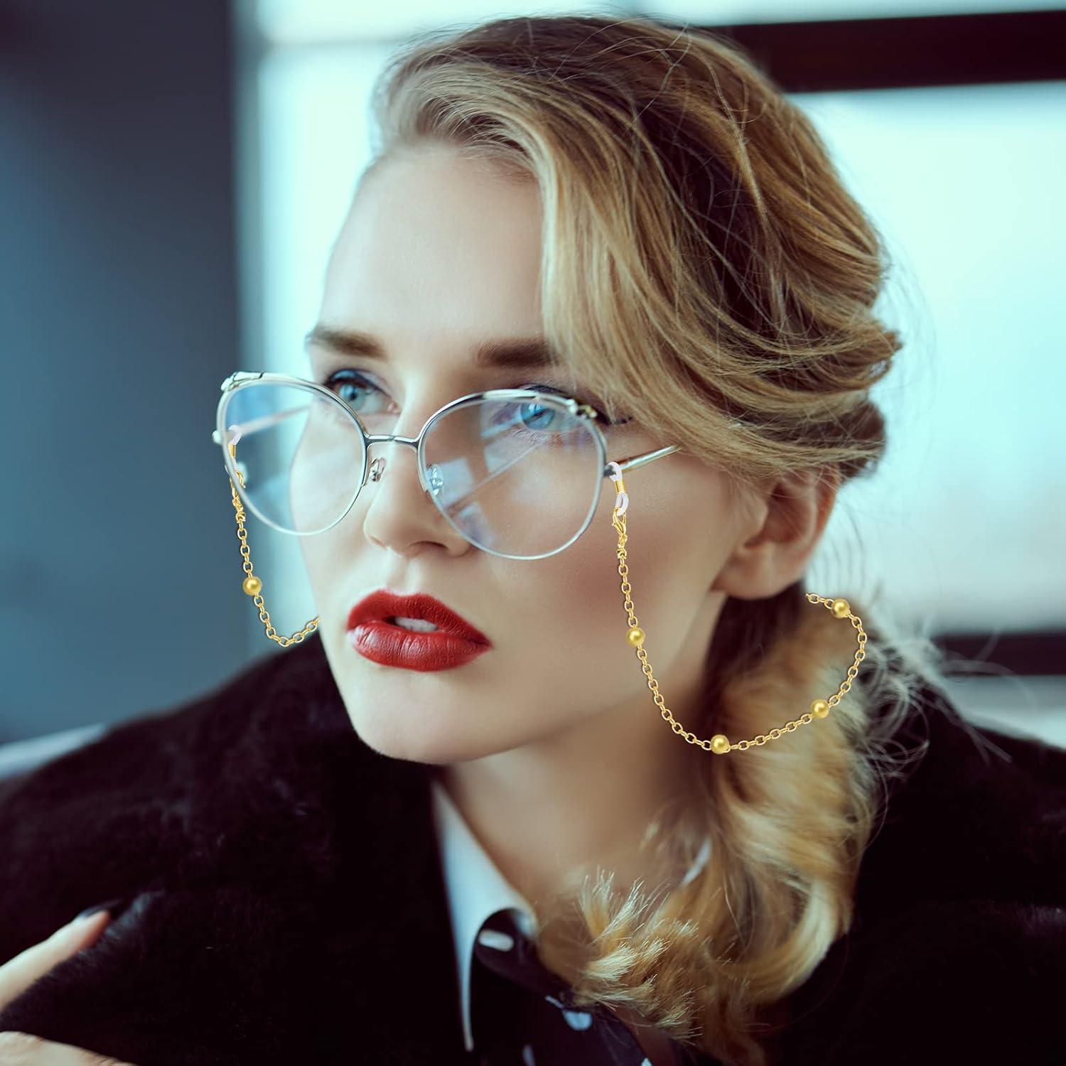 Cadenas para Gafas ONESING 4 Pcs Ajustables Multicolor