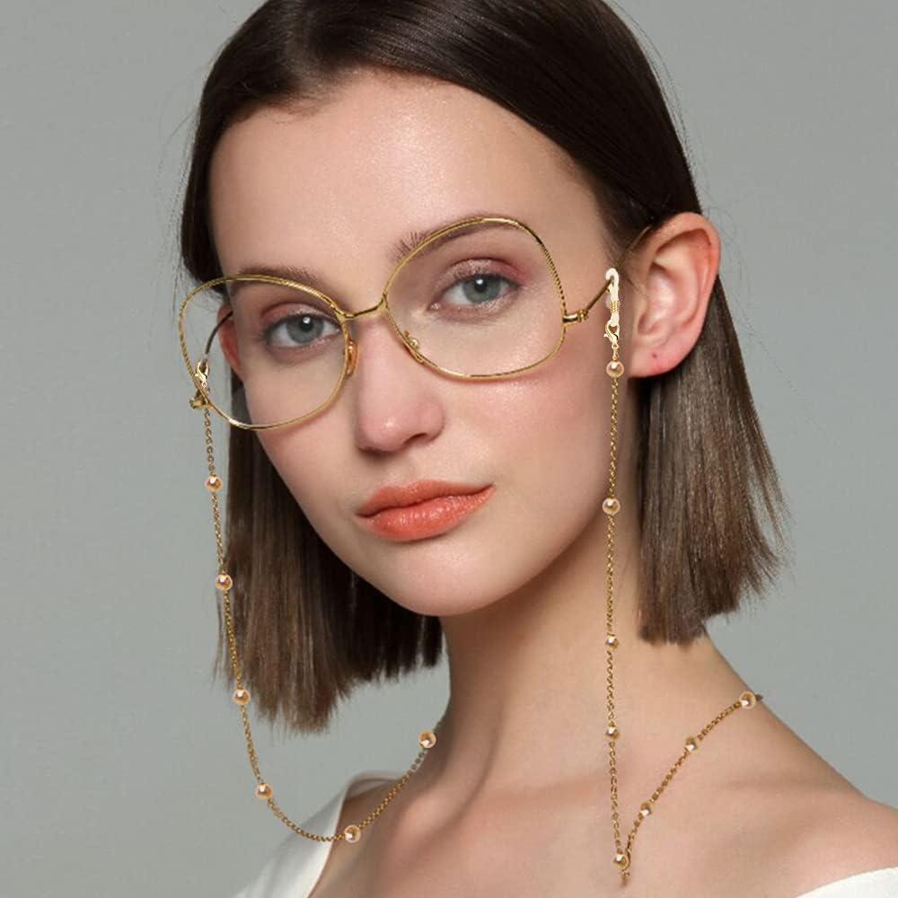 Cadenas para Gafas ONESING 4 Pcs Ajustables y Coloridas