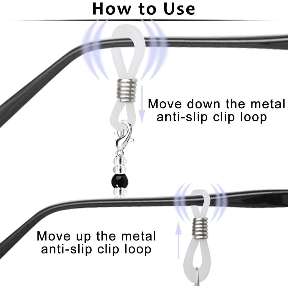 Cadenas para Gafas ONESING 4 Pcs Ajustables y Coloridas