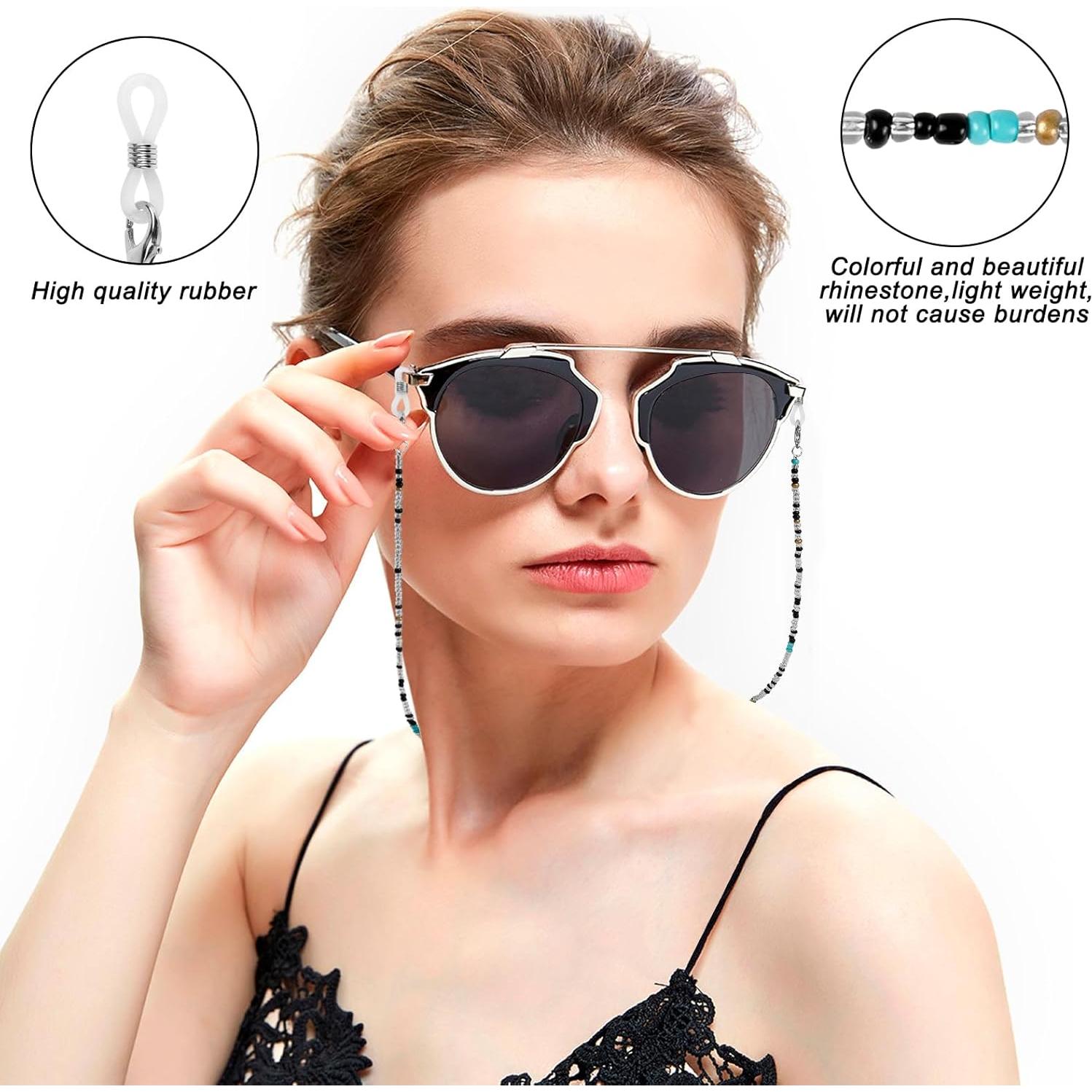 Cadenas para Gafas ONESING 4 Pcs Ajustables Multi Color