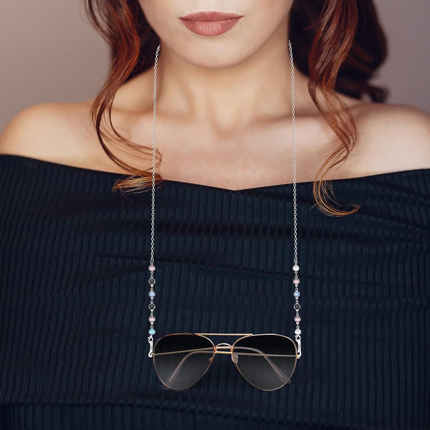 Cadenas para Gafas ONESING 4 Pcs Coloridas y Elegantes