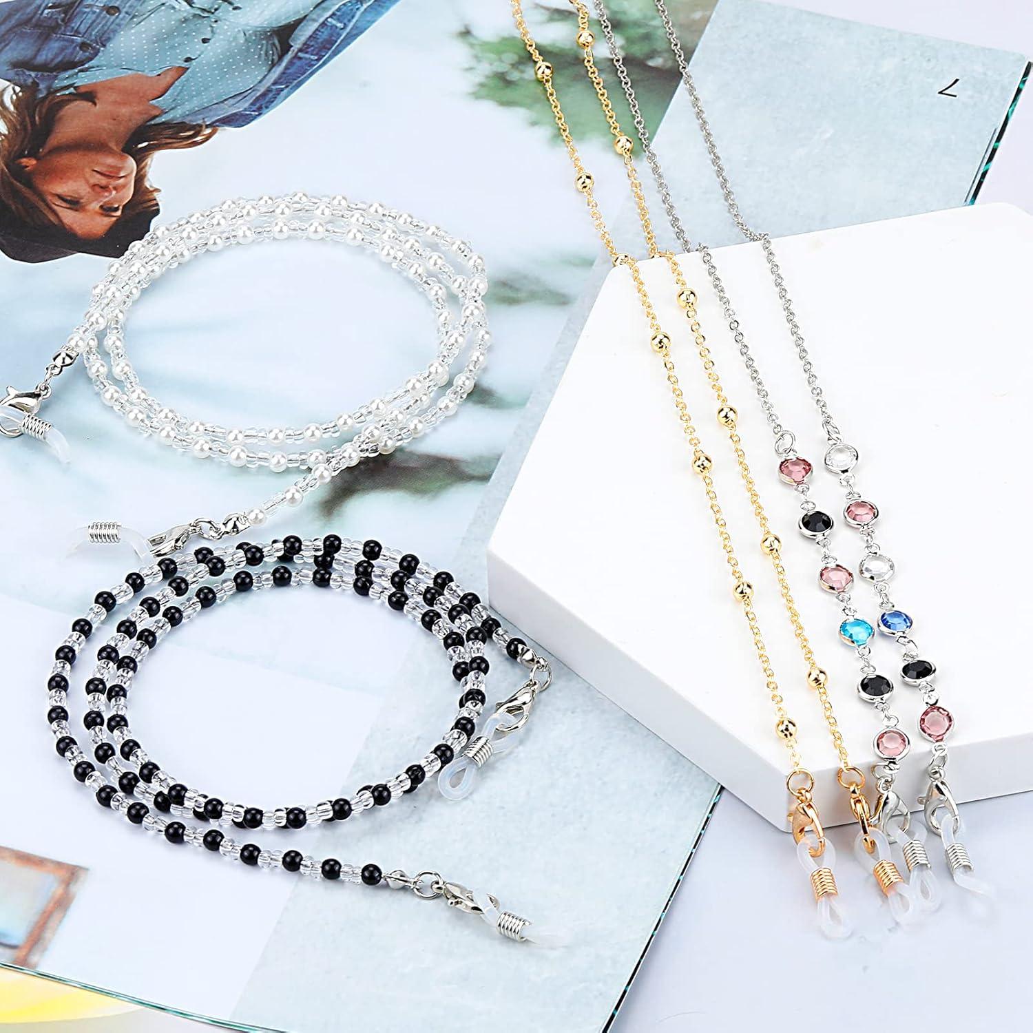 Cadenas para Gafas ONESING 4 Pcs Coloridas y Elegantes