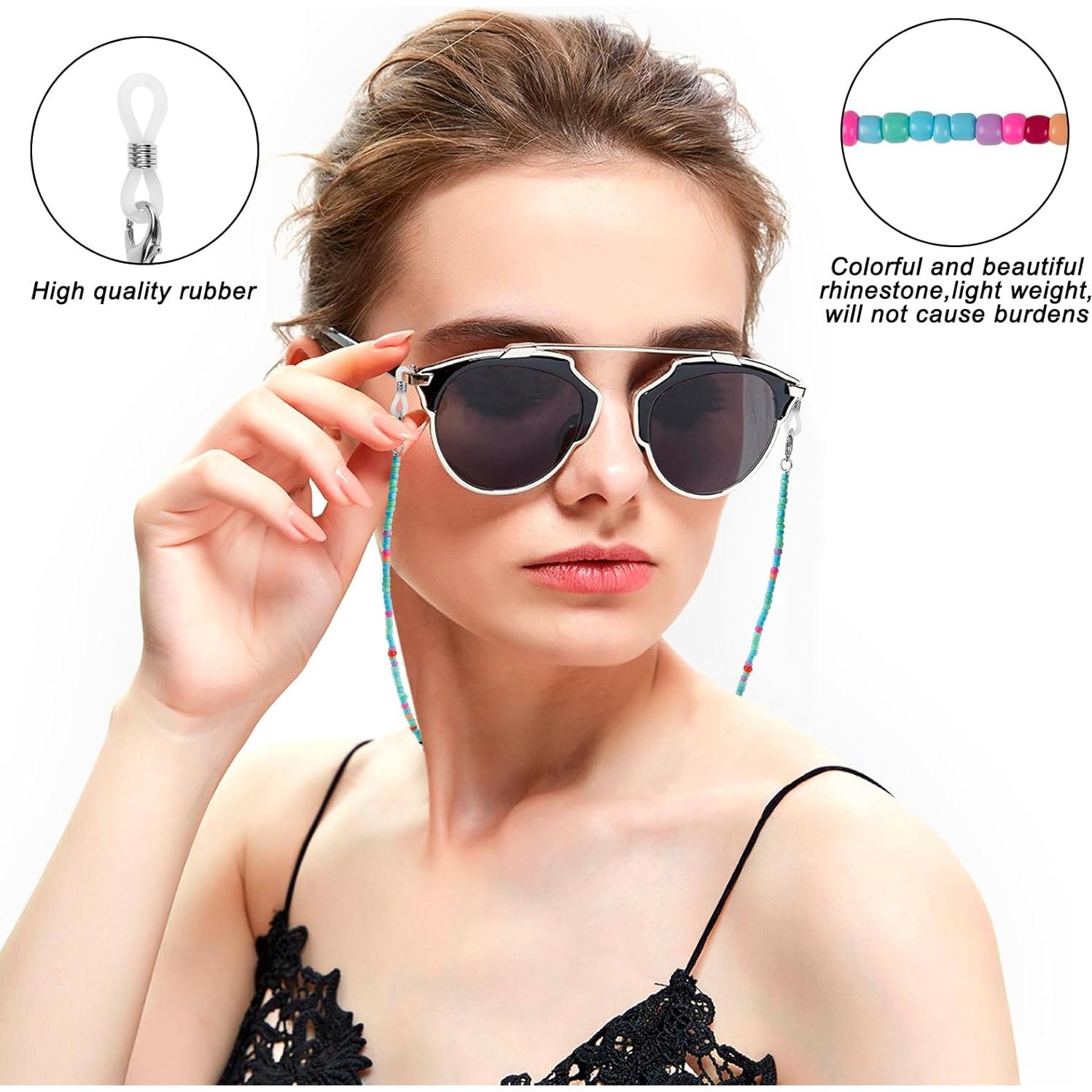 Cadenas para Gafas ONESING 4 Pcs Ajustables Multi Color