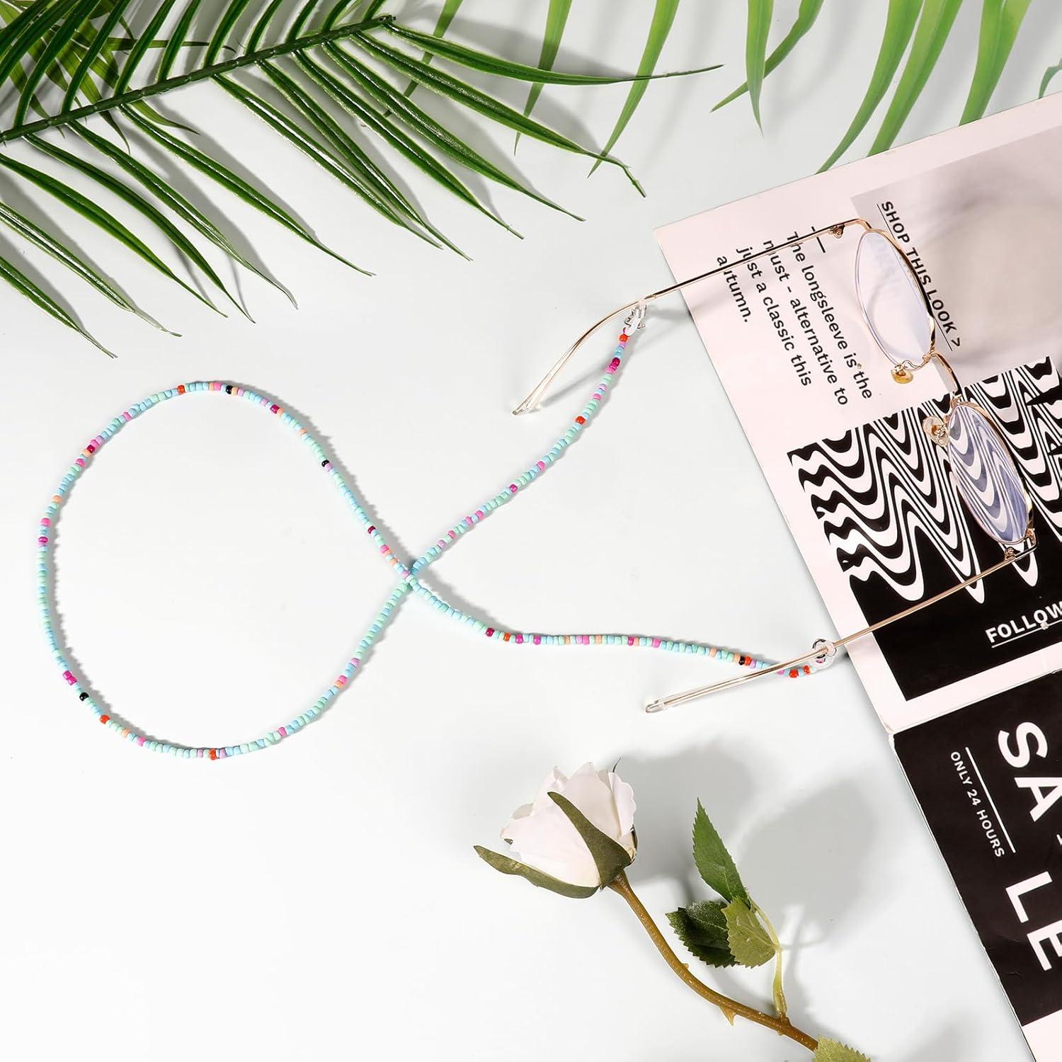 Cadenas para Gafas ONESING 4 Pcs Ajustables Multi Color