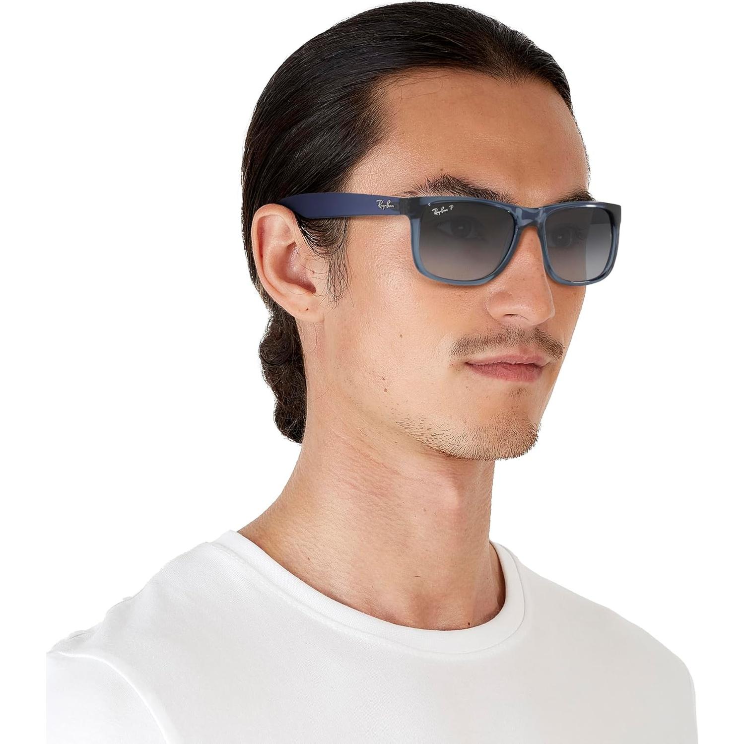 Gafas de Sol Ray-Ban Justin 55mm Unisex Azul Polarizado