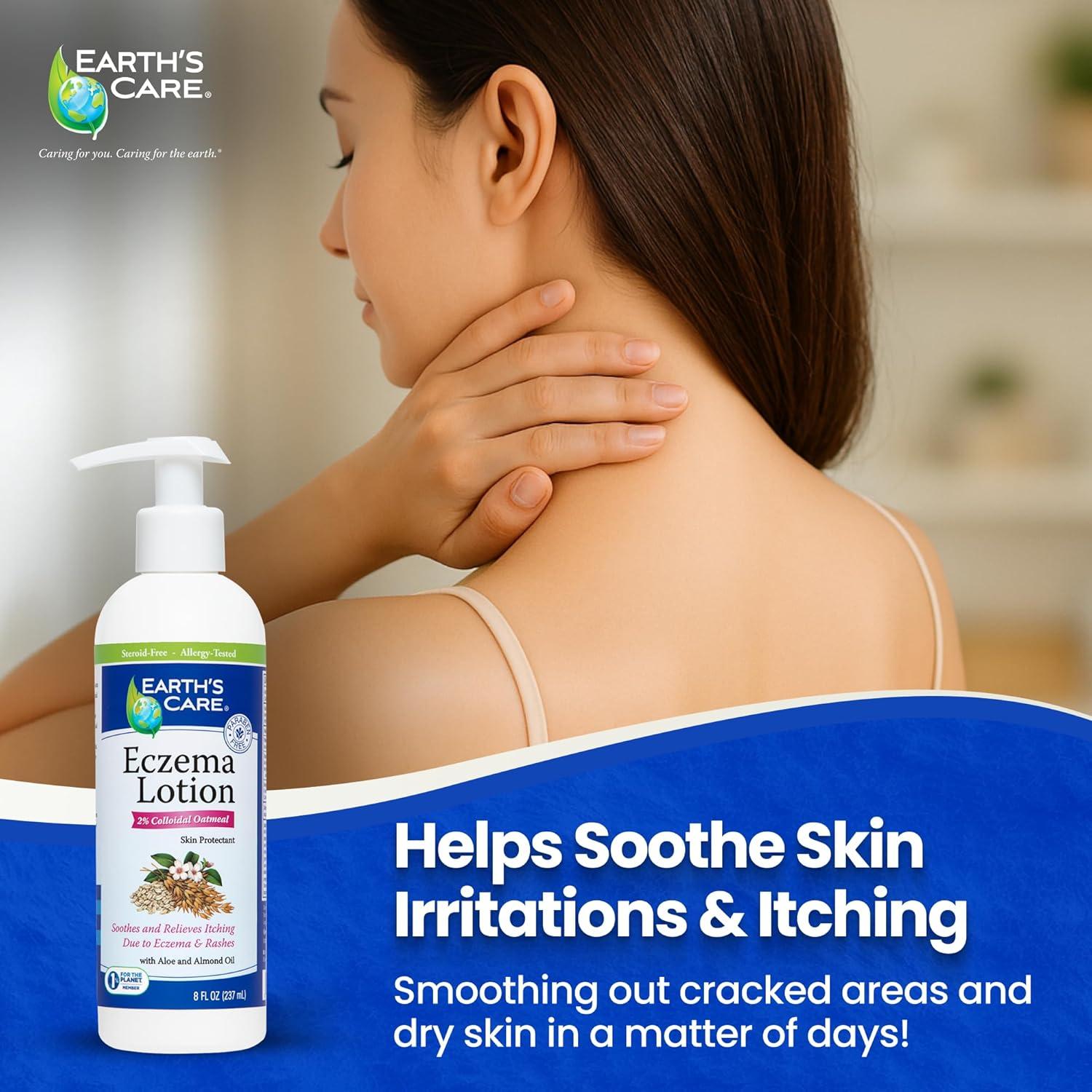 Loción para Eccema Earth's Care 237 mL - Natural y Suave